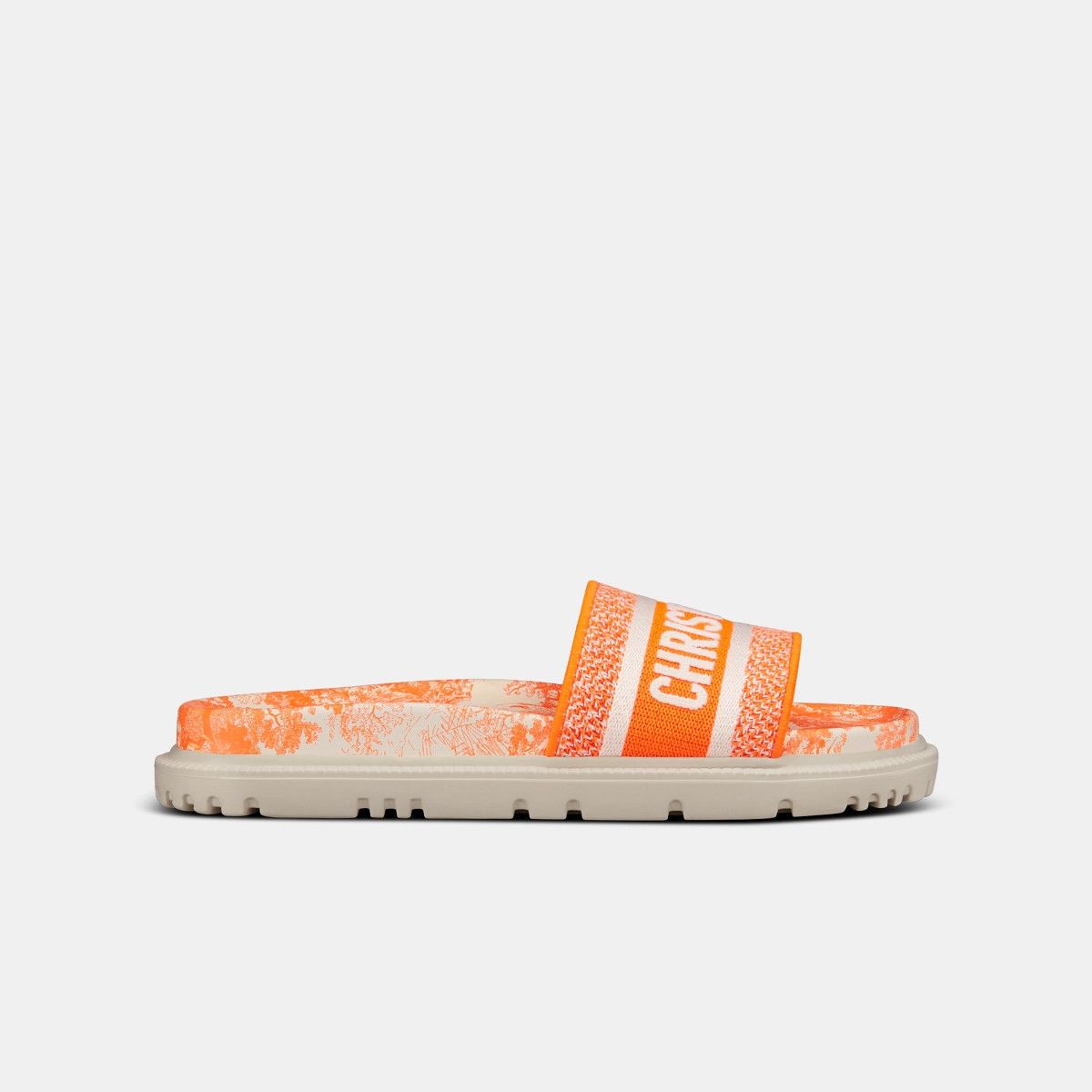 image of Dior O1Bcso1Str0224 Slip In Bright Orange Shoes, Women's (Size 7)