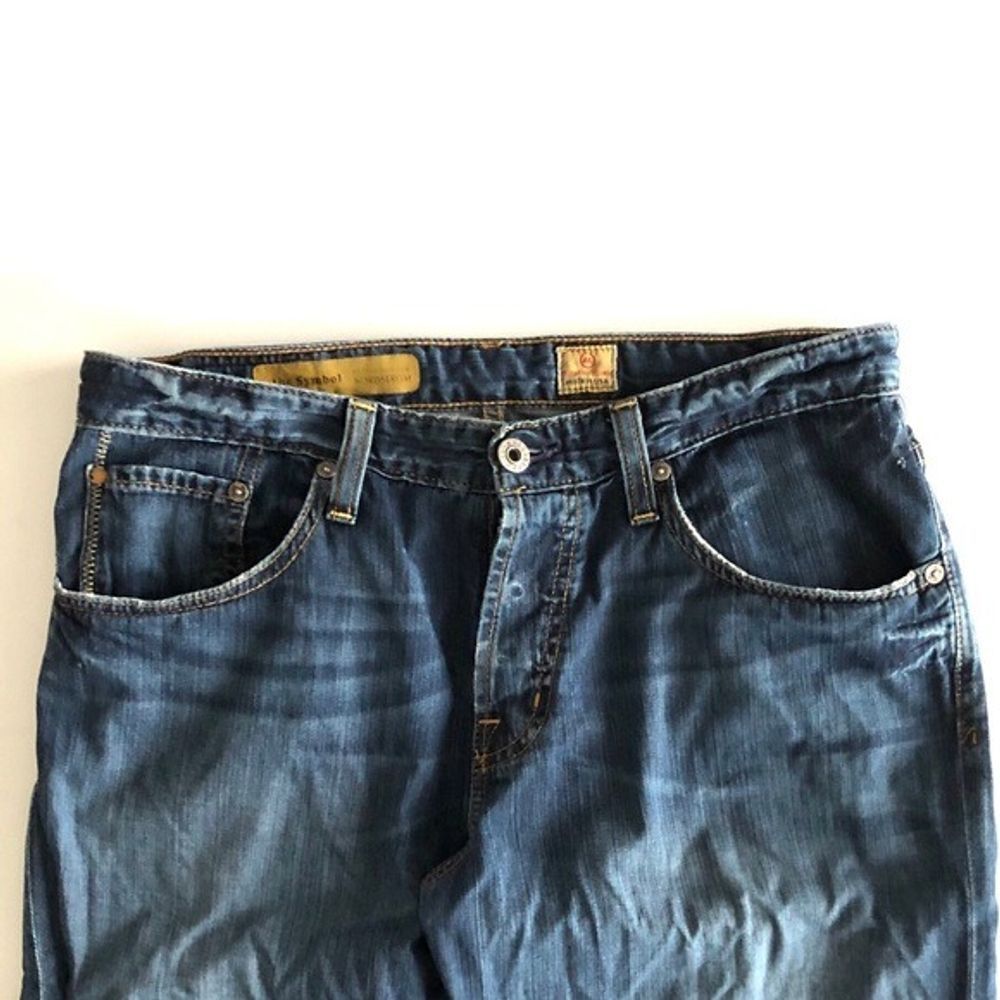 AG Adriano Goldschmied Adriano Goldschmied The Symbol Mens Jeans Size US 32 / EU 48 - 4 Thumbnail