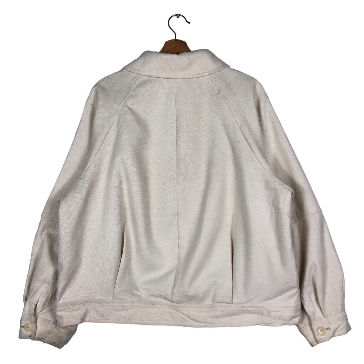 Japanese Brand 🔥Vintage Wool Work Chore Jacket GU Japan Issey Miyake Size US XL / EU 56 / 4 - 8 Thumbnail