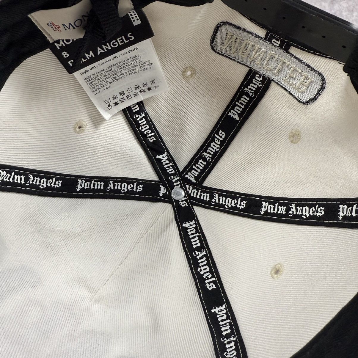 Moncler × Palm Angels Moncler x Palm Angels distressed cap Size ONE SIZE - 4 Thumbnail