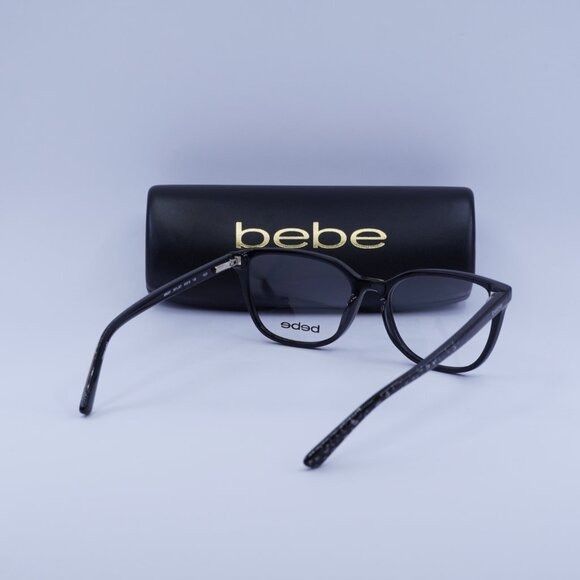 Bebe Bebe BB5201 001 Eyeglasses Jet Cat Eye 53mm Frame Size ONE SIZE - 10 Thumbnail