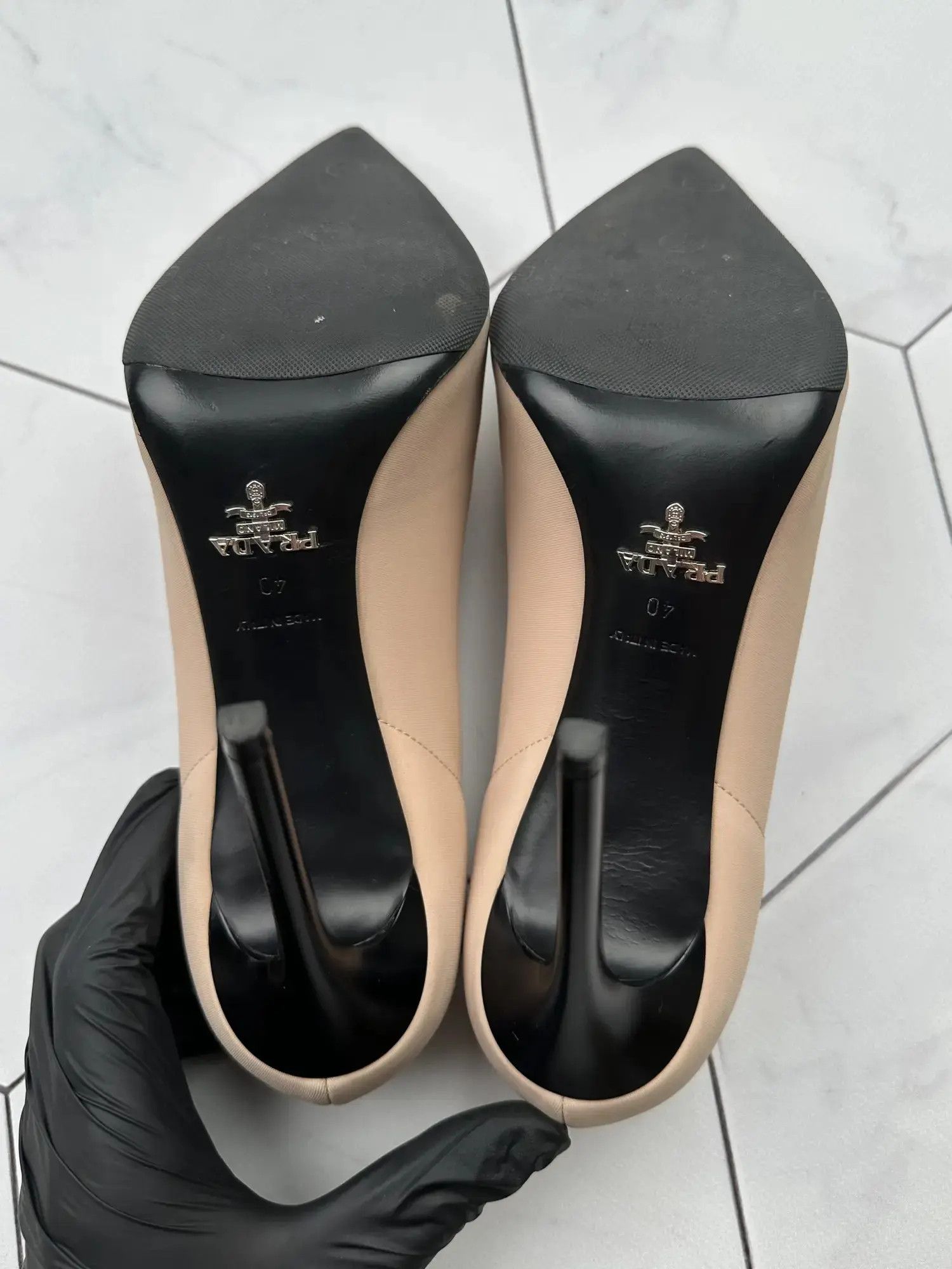 Miu Miu Prada Vintage Heels (B146) Size US 10 / IT 40 - 7 Thumbnail
