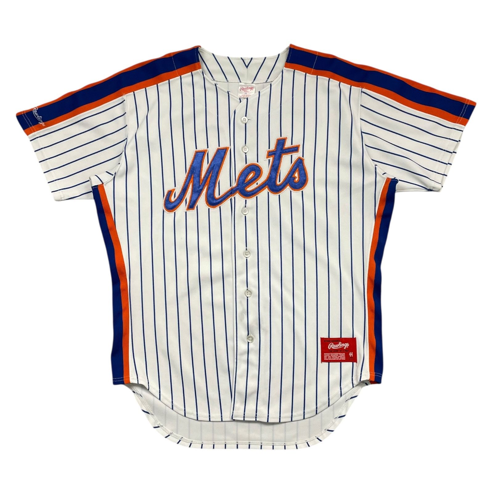 MLB VTG 80s 90s NEW YORK METS RAWLINGS AUTHENTIC JERSEY 44 Size US L / EU 52-54 / 3 - 1 Thumbnail