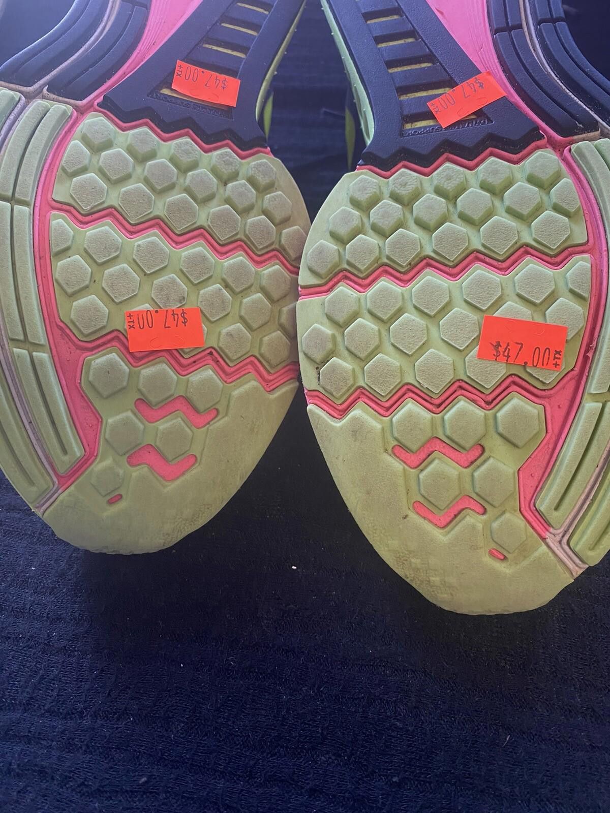 Nike Nike Air Zoom Structure 8 Pink Power Ghost Green Black Volt Size US 8 / IT 38 - 10 Thumbnail
