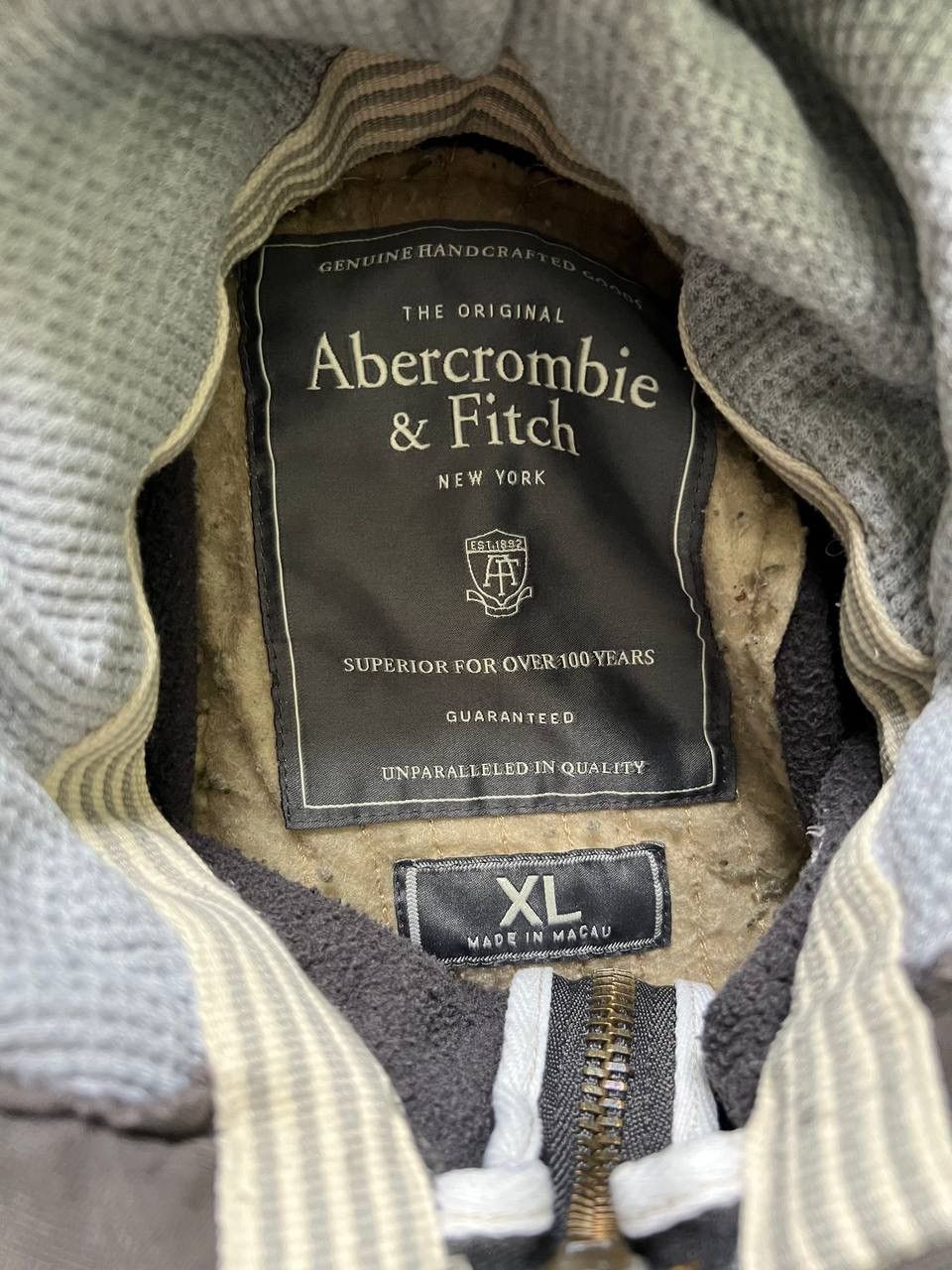 Abercrombie & Fitch × Vintage Vintage Abercrombie & Fitch If6Was Style Heavy Zip Hoodie Size US XL / EU 56 / 4 - 13 Thumbnail