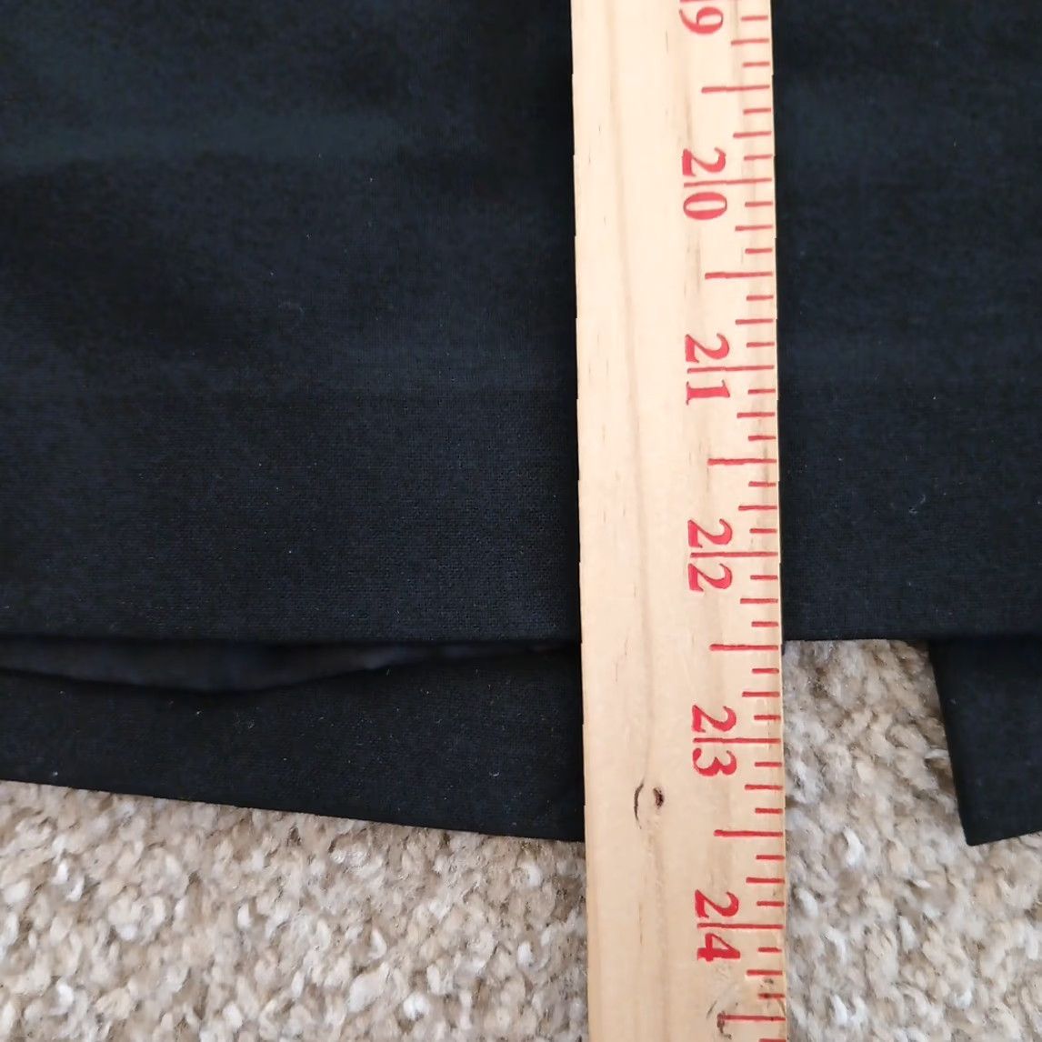 Talbots Talbots Skirt Women Regular Size 6 Black Knee Length Pencil Zipper Pockets Straight Slit Lined Vintage No Size 28" / US 6 / IT 42 - 5 Thumbnail