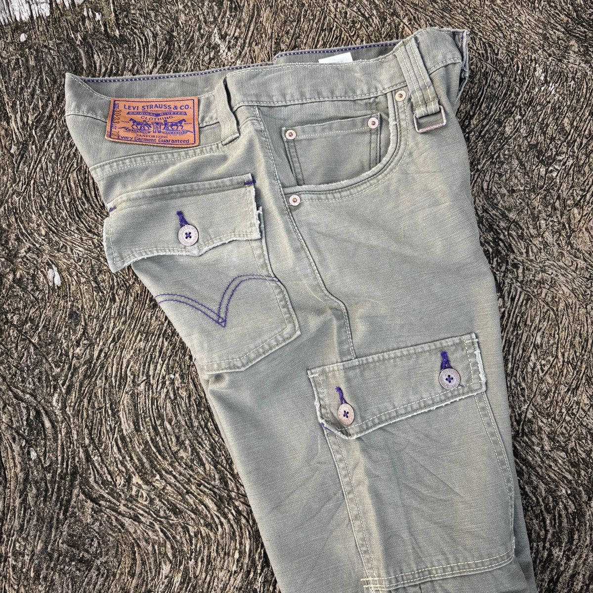 Levi's Levi’s Vintage Cargo Work Pants – Late 70s (Archive Piece) Size US 30 / EU 46 - 11 Thumbnail