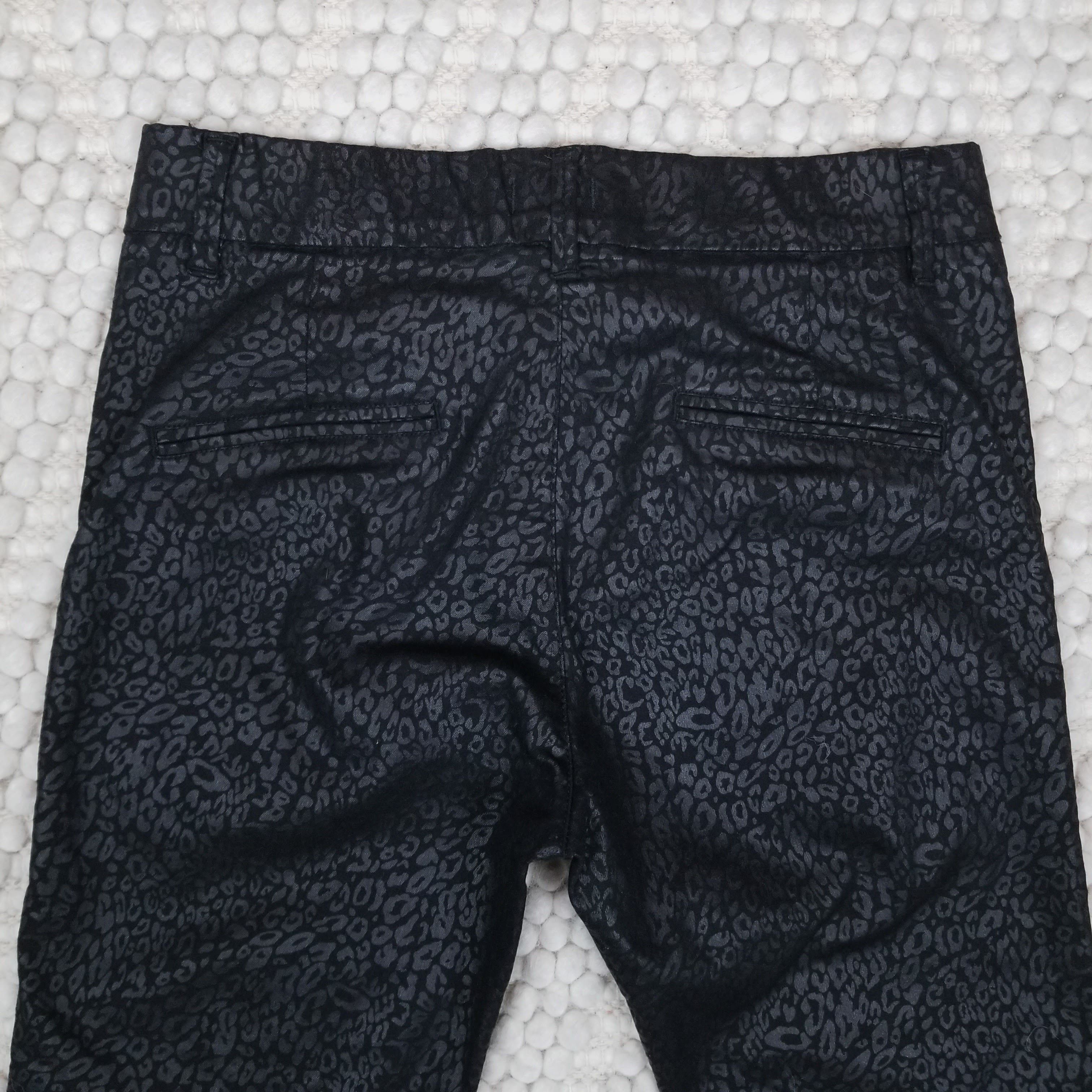Other Bevy Flog Dafna Pants Black Animal Print Size 28" / US 6 / IT 42 - 7 Thumbnail