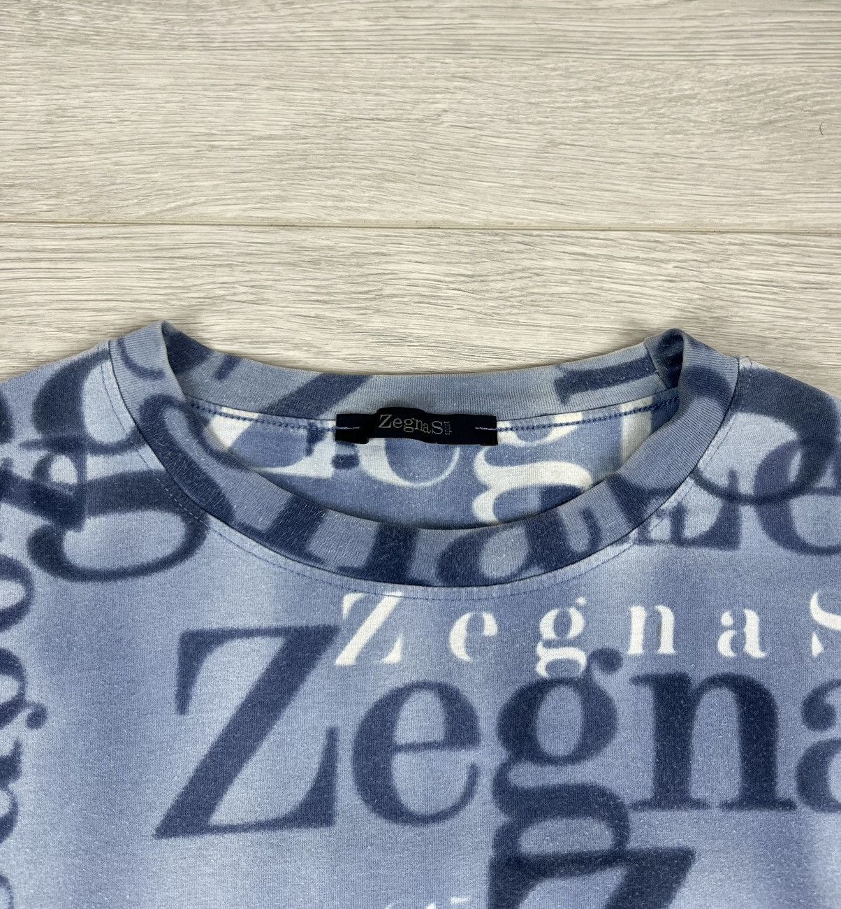 Ermenegildo Zegna Ermenegildo Zegna Sport Vintage Monogram Cotton T Shirt Size US XL / EU 56 / 4 - 4 Thumbnail
