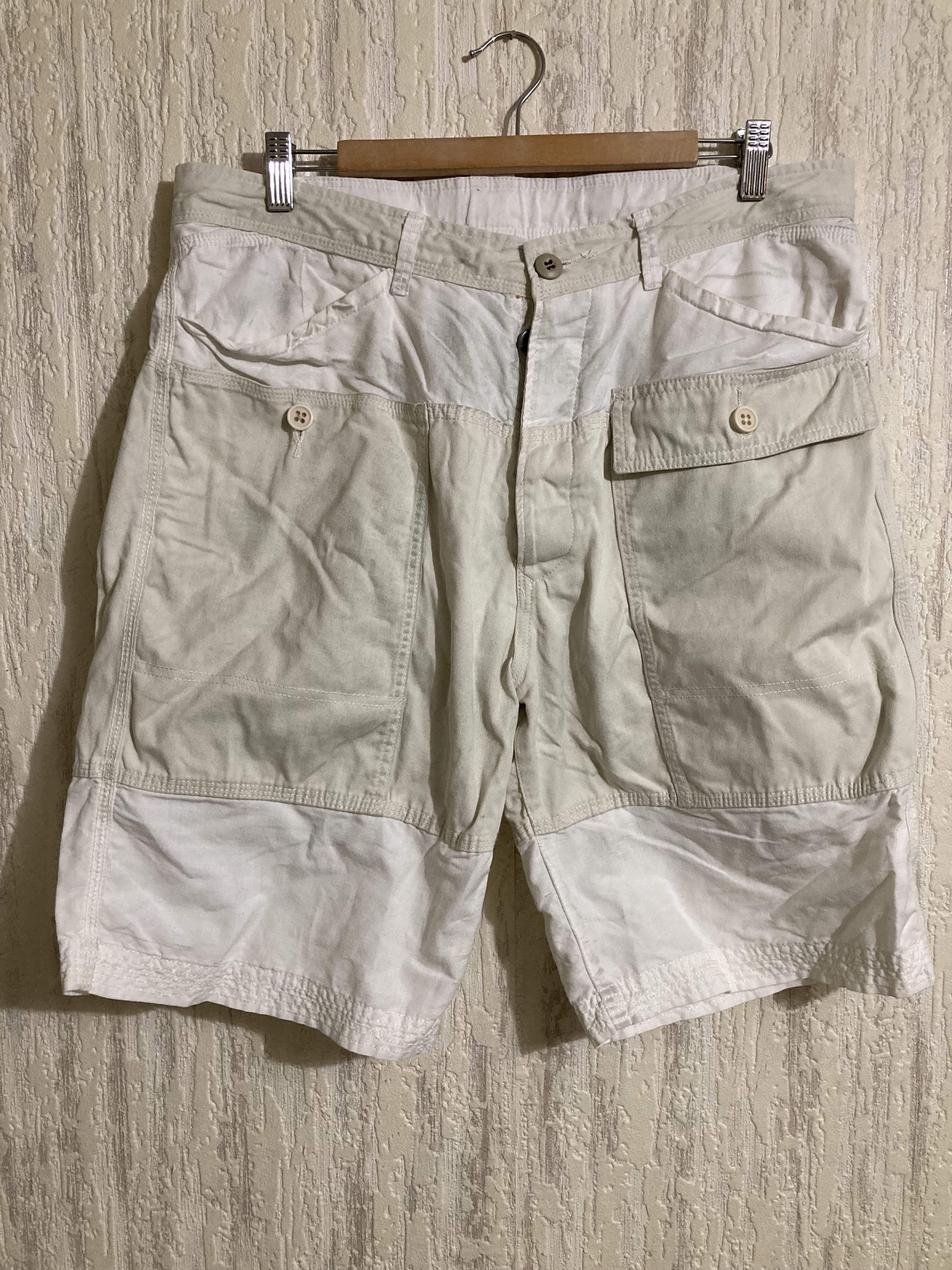 Diesel Vintage Diesel Distressed Cargo Utility Combat Shorts Size US 33 - 1 Thumbnail