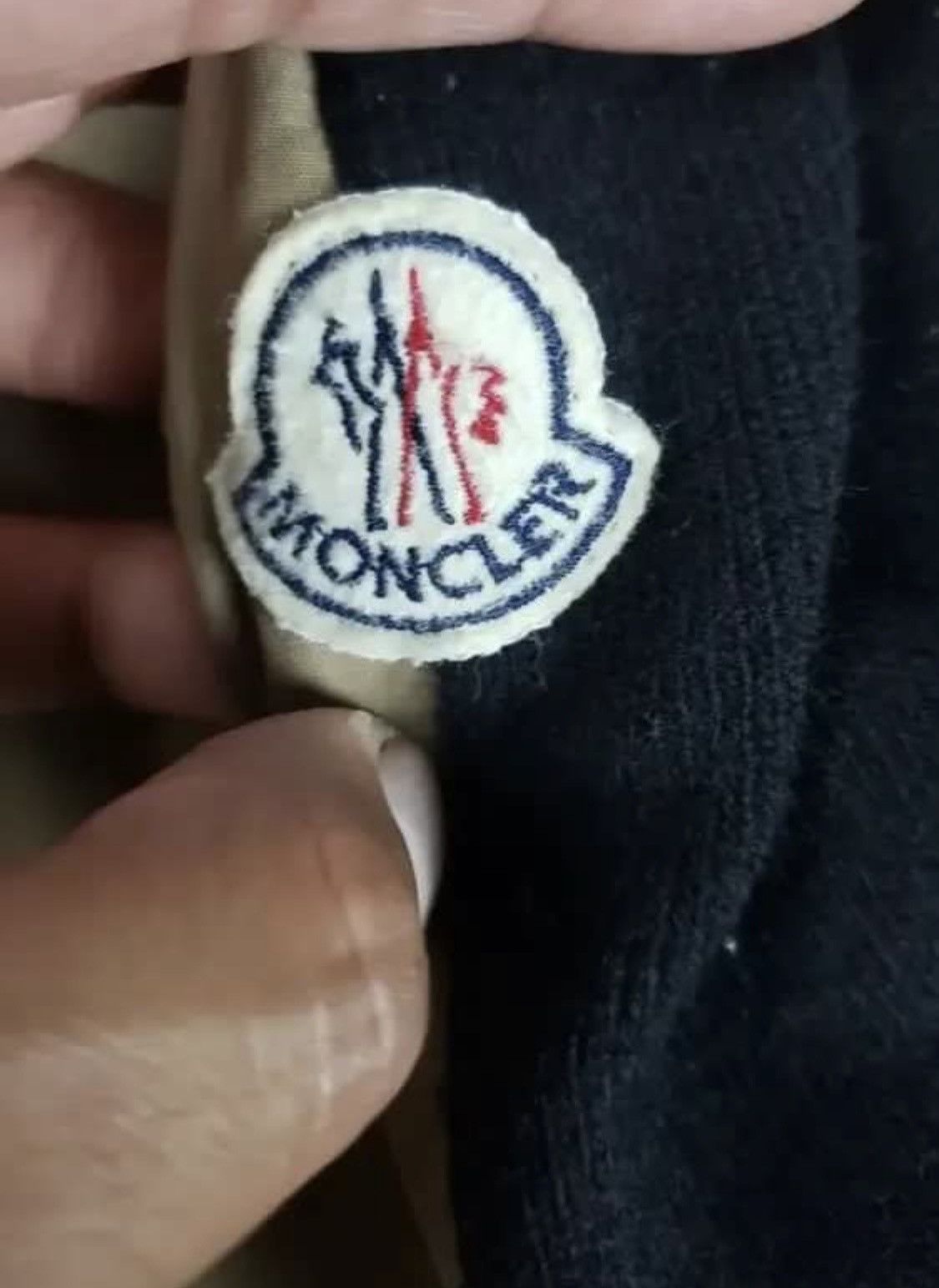 Moncler Vintage moncler wool + nylon zipper jacket Size US M / EU 48-50 / 2 - 4 Thumbnail