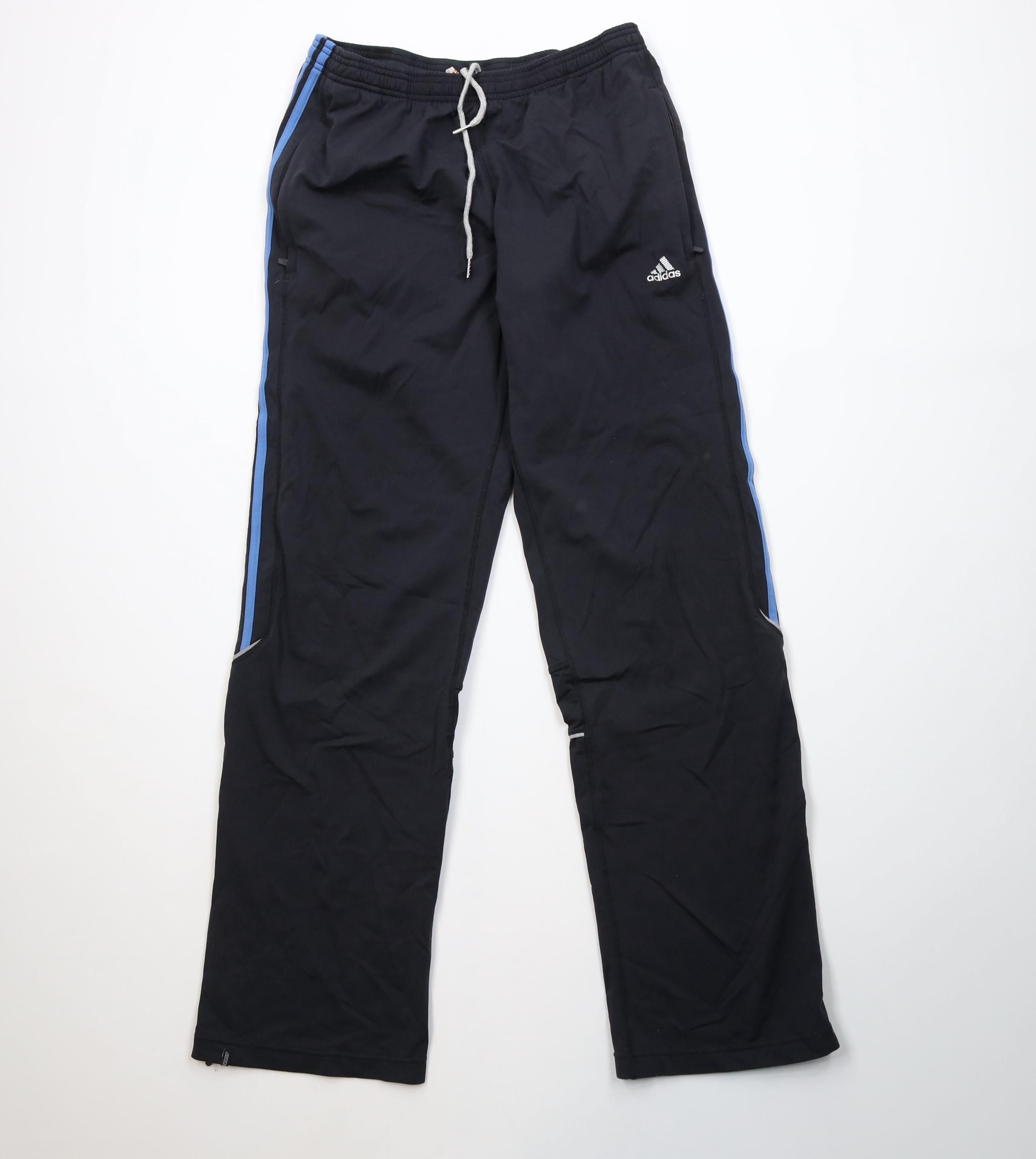 Adidas Vintage Y2K Adidas Reflective Wide Leg Pants Black Stretch Size US 34 / EU 50 - 1 Thumbnail