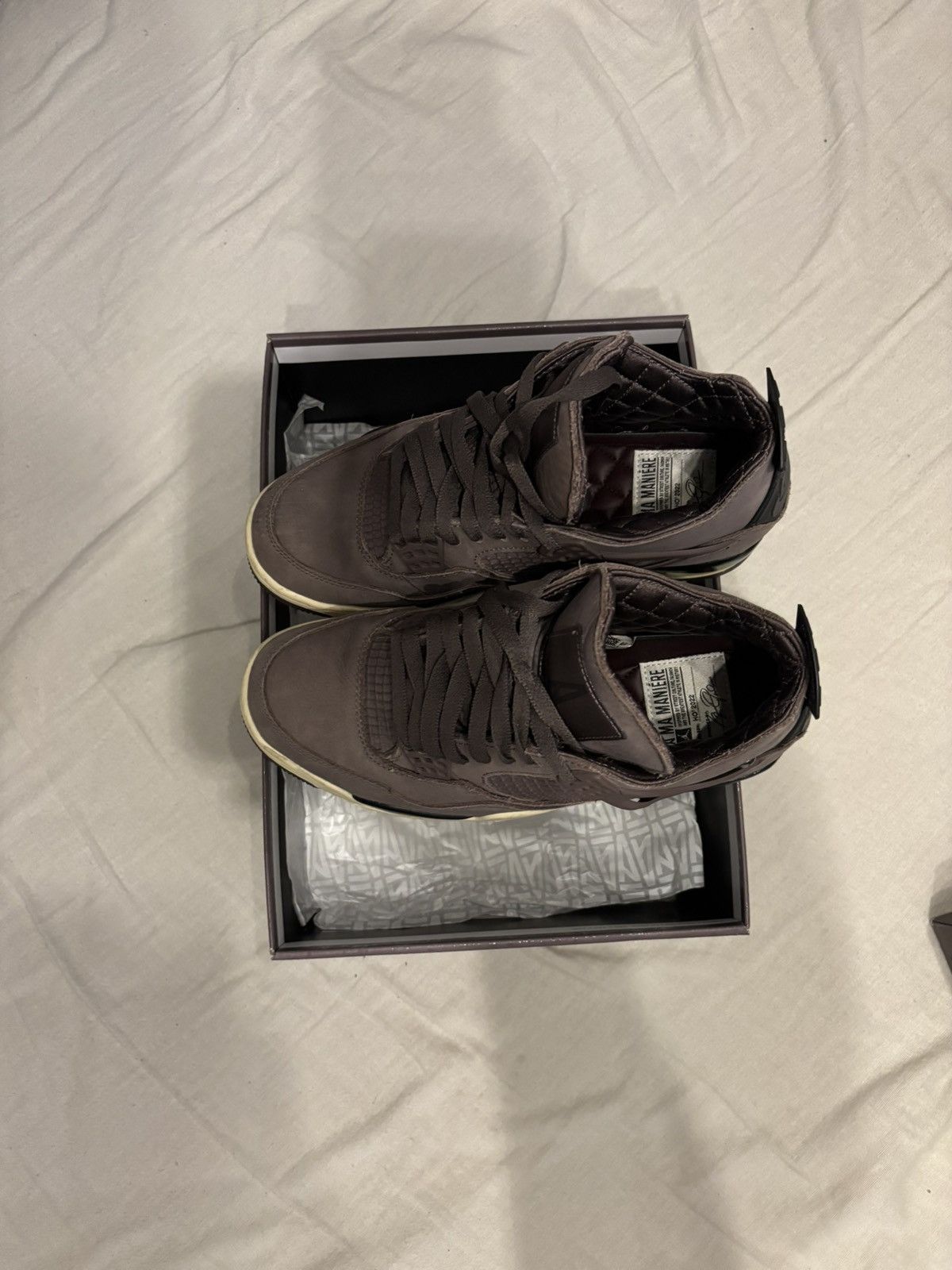 A Ma Maniere Nike Air Jordan x A Ma Maniere Jordan 4 Violet Ore Size US 8 / EU 41 - 4 Thumbnail