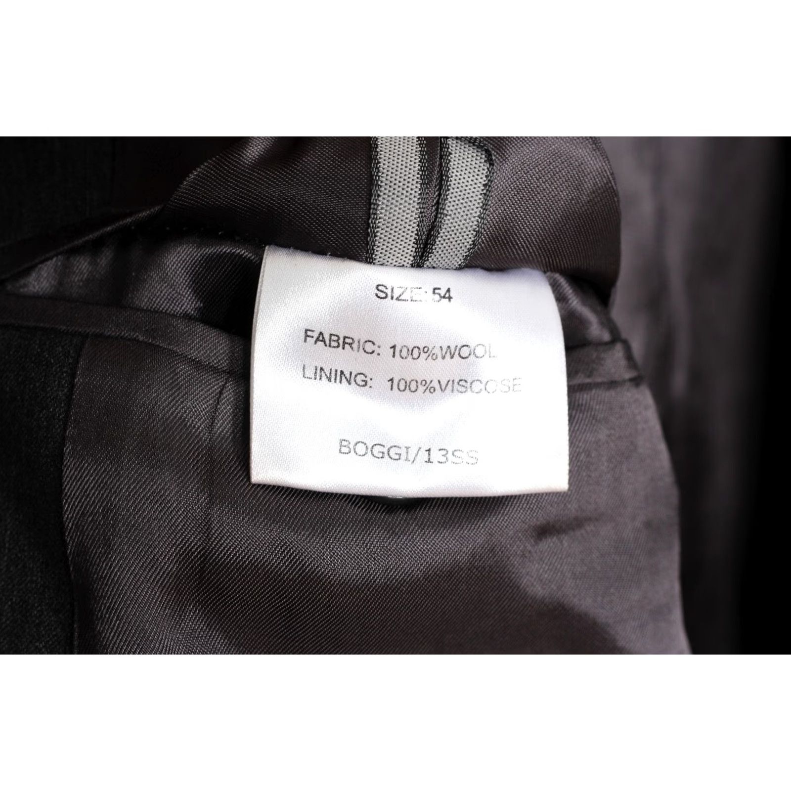 Vintage BOGGI Milano Super 120s Wool Blazer Jacket Men Size 54 Grey Formal Casual MJ5664 Size 54R - 6 Thumbnail