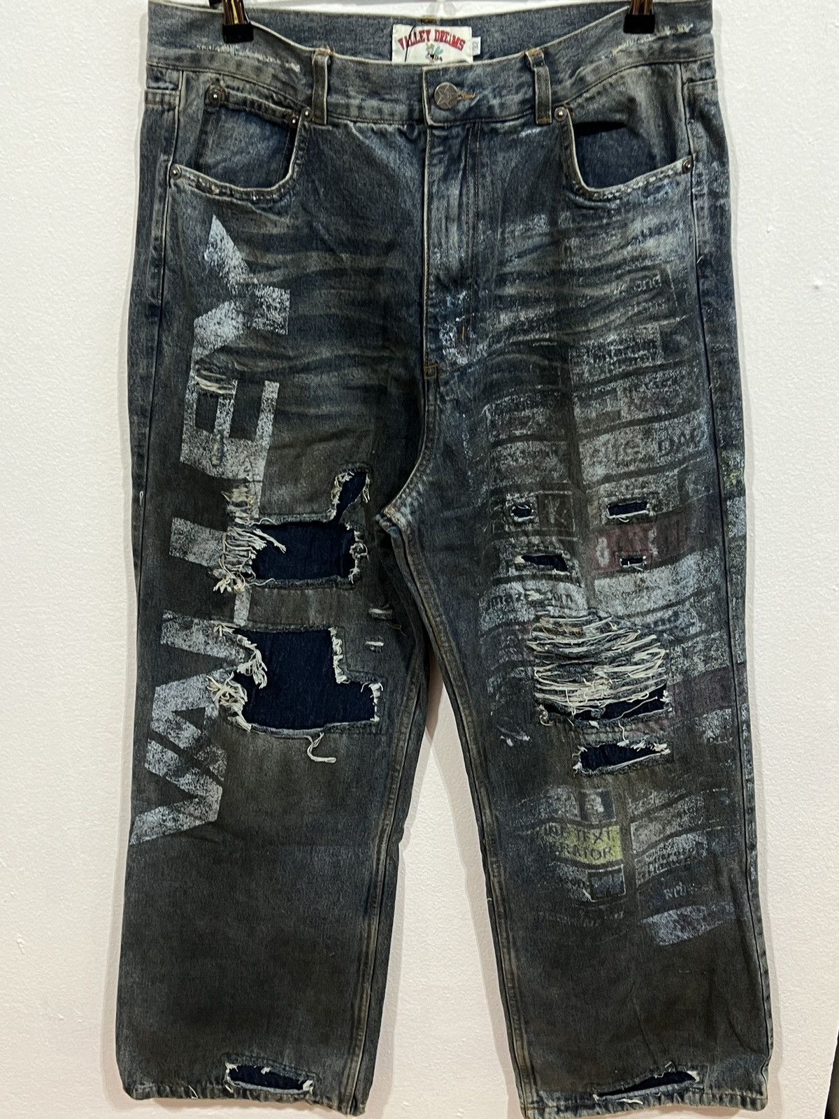 Vale Vale Forever Glitch Denim Size US 32 / EU 48 - 1 Thumbnail