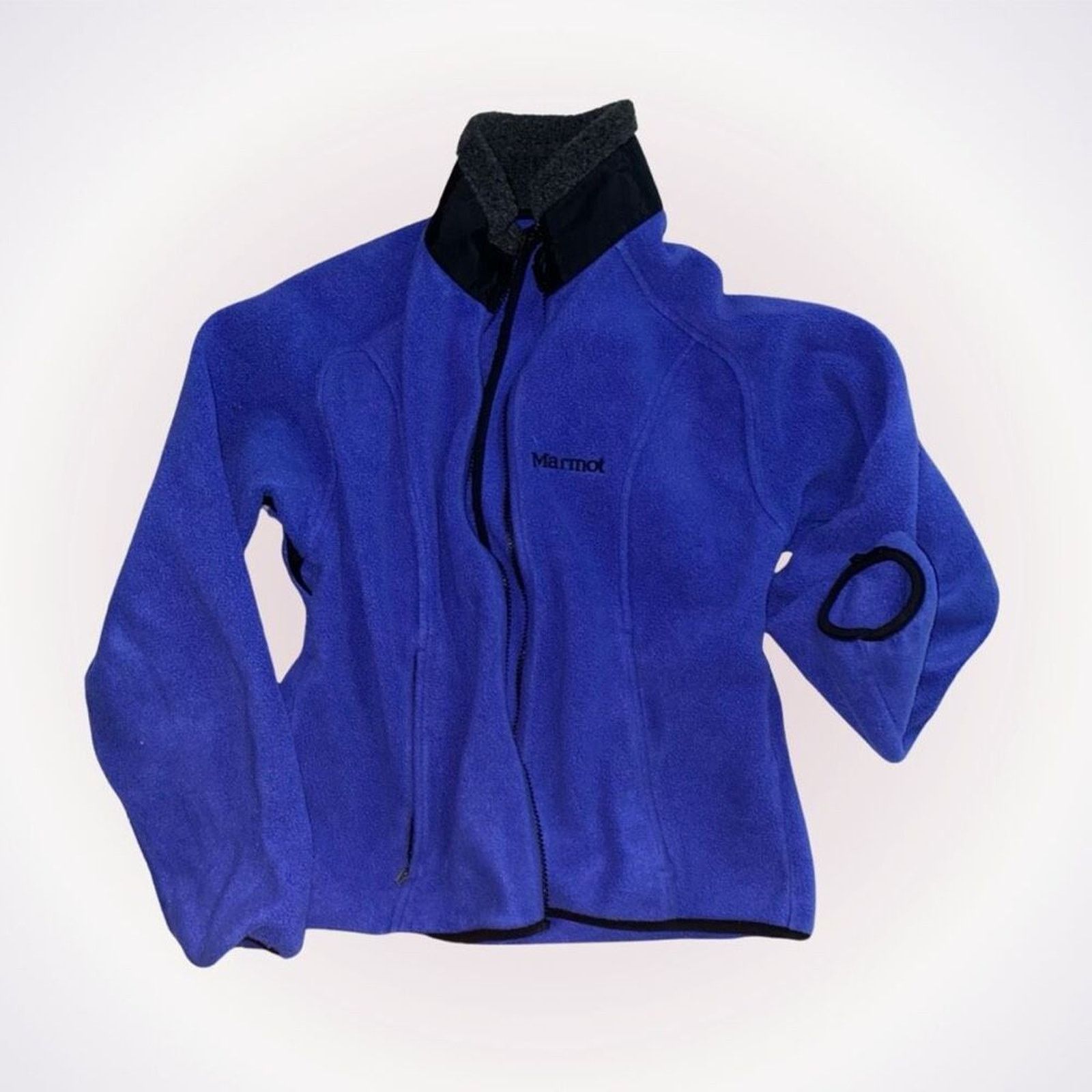 Marmot Marmot Royal Blue Vintage Front Zip Polartec Fleece | Sz M Size M / US 6-8 / IT 42-44 - 1 Thumbnail