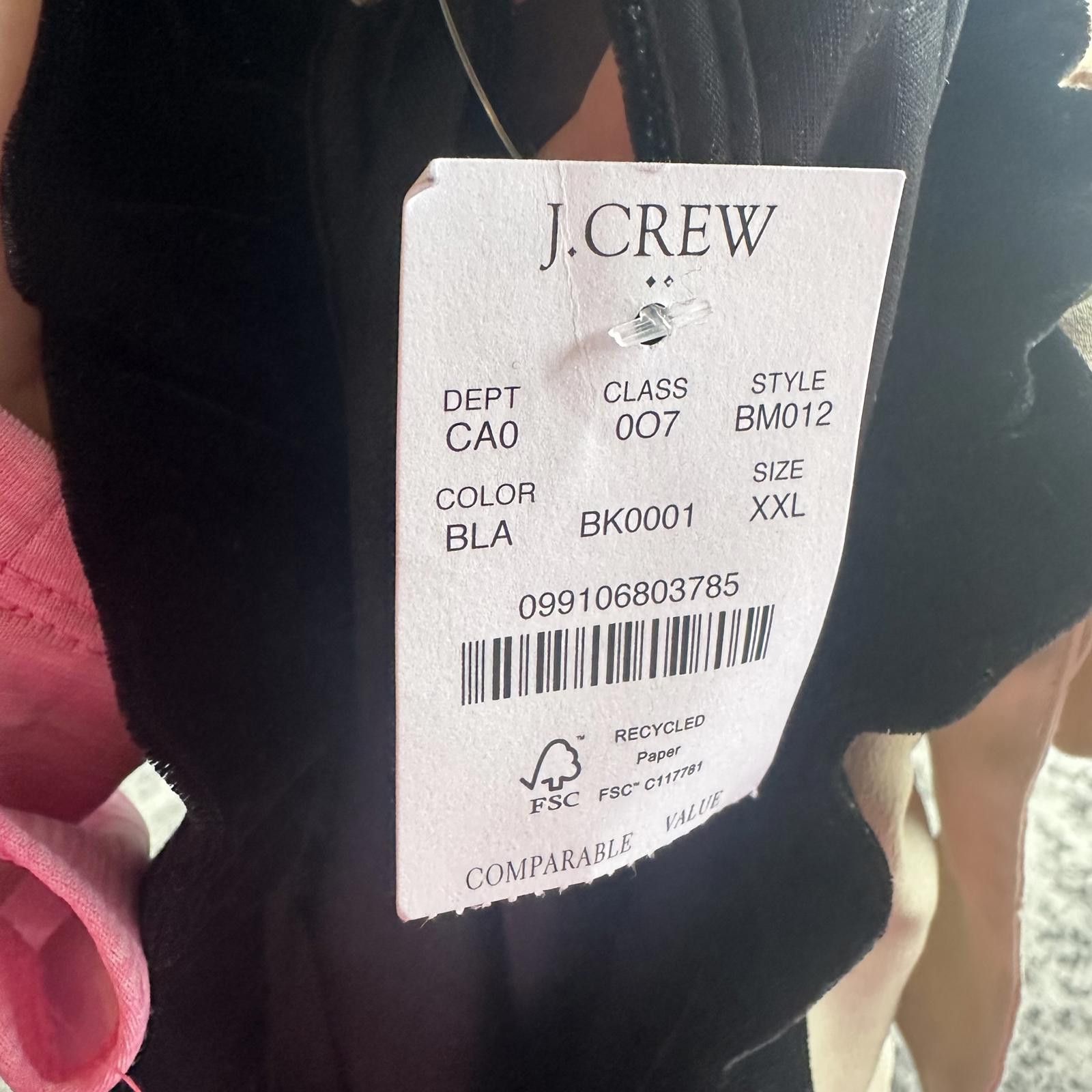 J.Crew J.Crew Elegant Black Velvet Tank with Bow Size XXL / US 16-18 / IT 52-54 - 2 Thumbnail