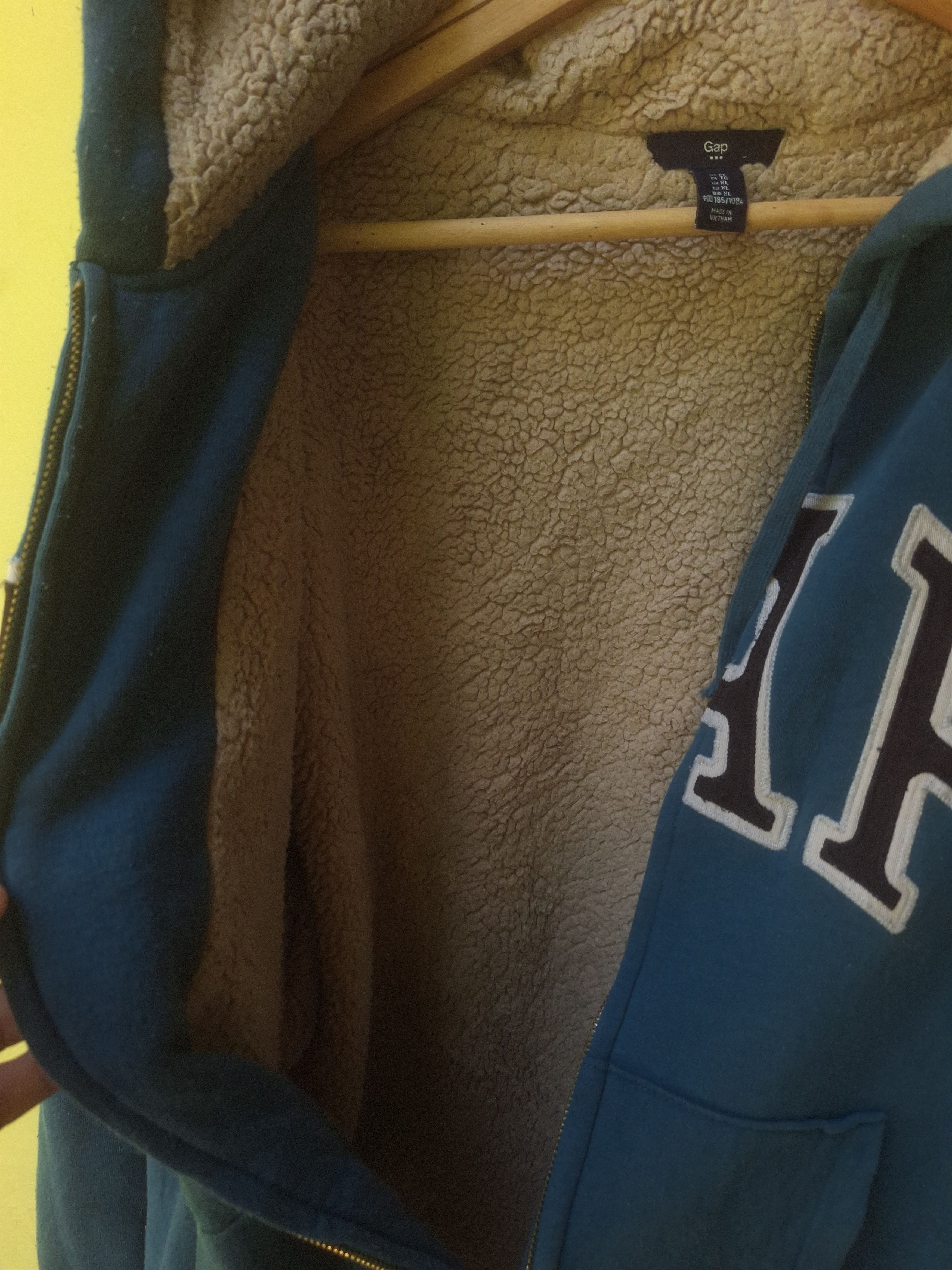 Gap × Vintage Gap Fleece Hoodie Full Zipper sweatshirt Size US XL / EU 56 / 4 - 8 Thumbnail