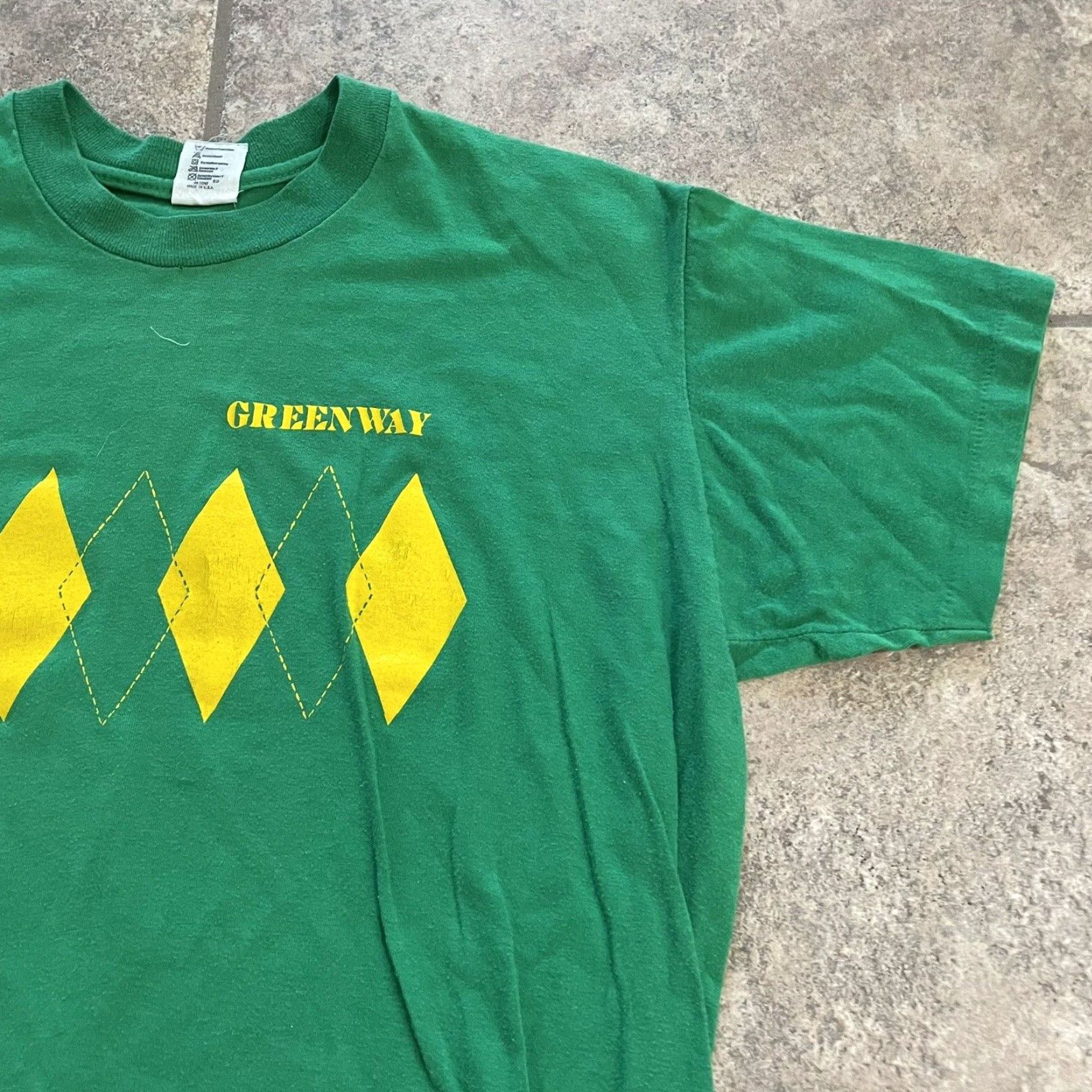 Vintage VINTAGE Steedman Greenway Single Stitch Sport Tee Mens XL Green Graphic Tee Sports Mens XL Size US XL / EU 56 / 4 - 2 Thumbnail