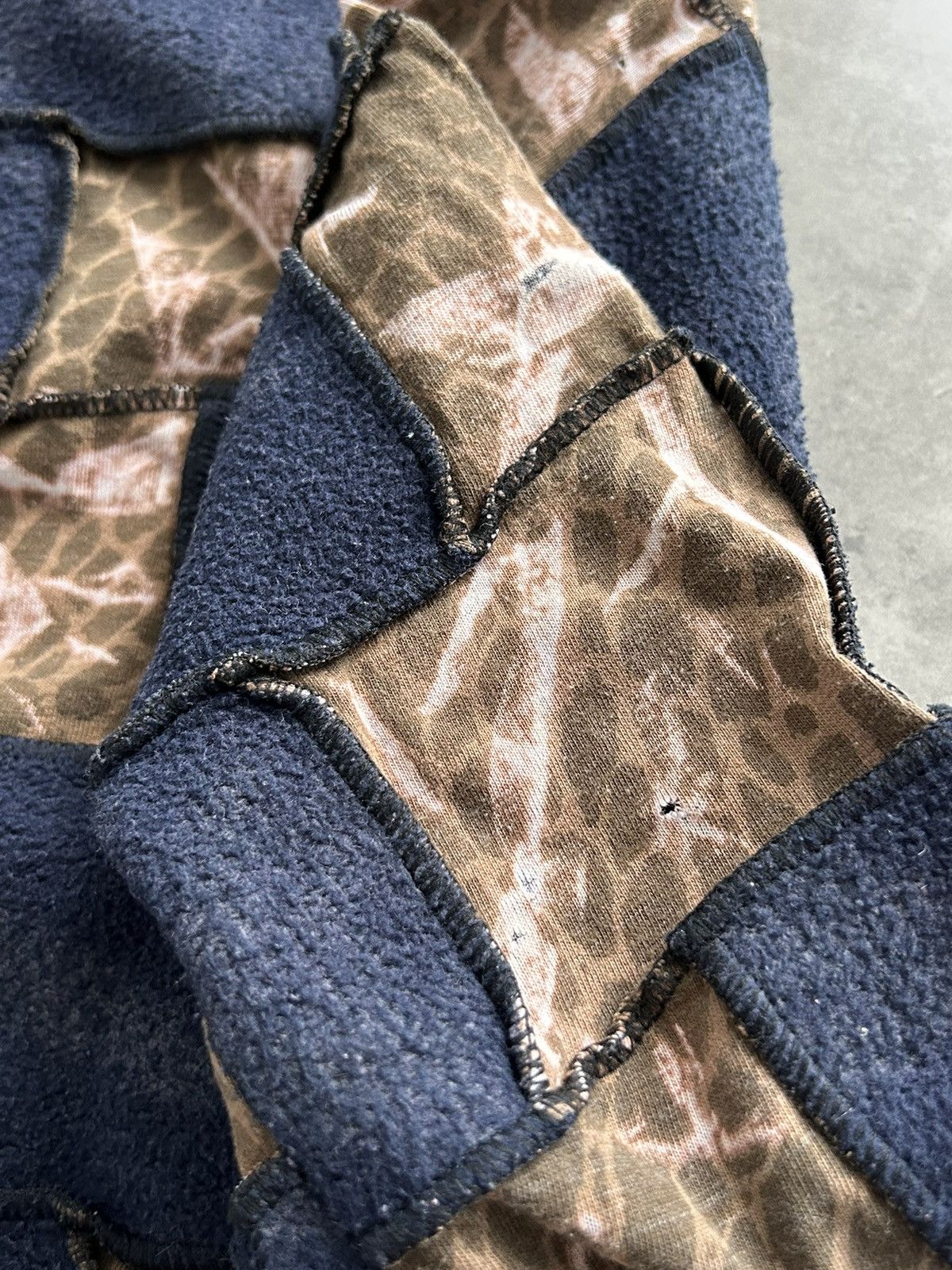 Handmade × Japanese Brand × Vintage Vintage Hand Made Mixed Fabric Long Sleeve archival Size XS / US 0-2 / IT 36-38 - 14 Thumbnail