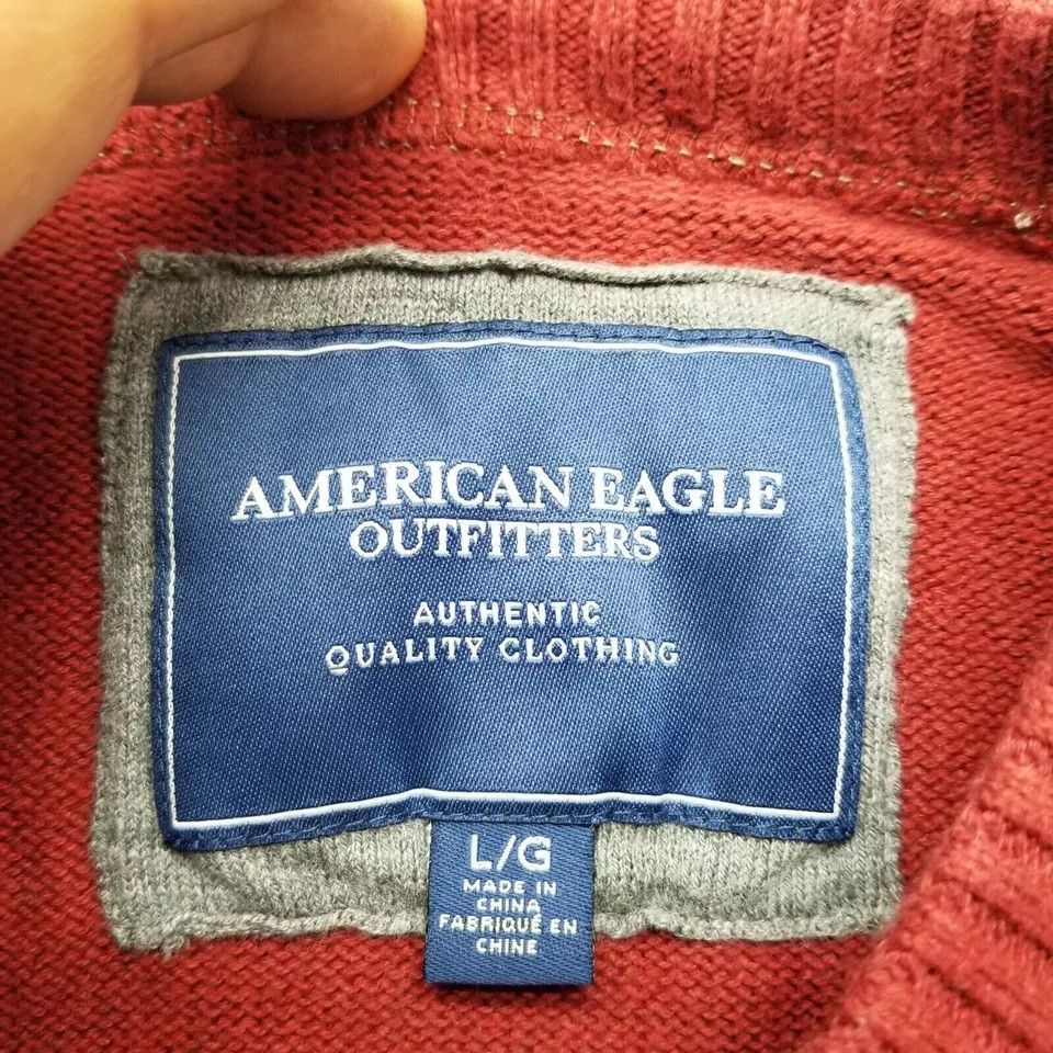 American Eagle Outfitters American Eagle Sweater Mens Large Pullover Crew Neck Casual Size US L / EU 52-54 / 3 - 8 Thumbnail