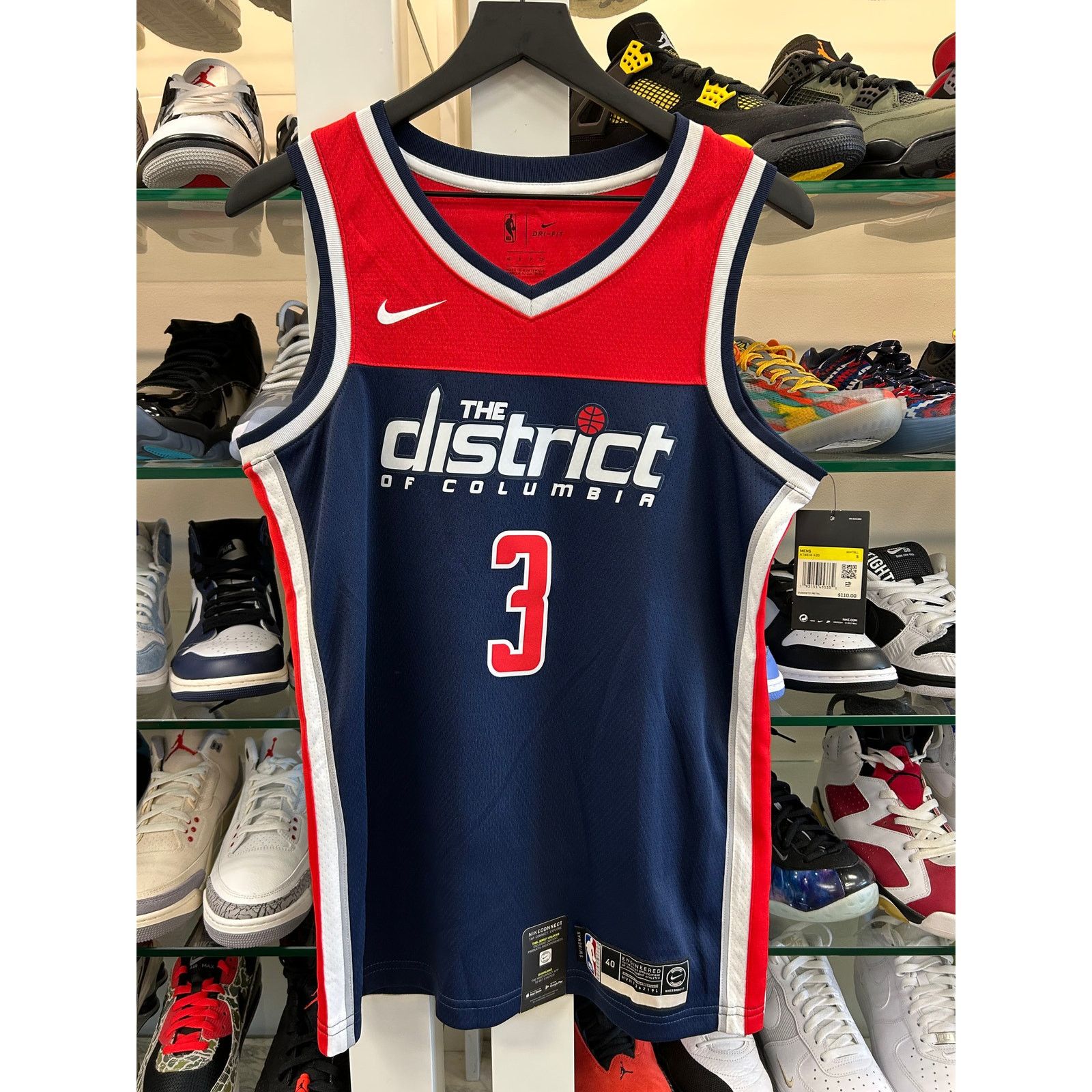 Nike Washington Wizards Beal #3 Statement Edition Jersey S Size US S / EU 44-46 / 1 - 1 Thumbnail