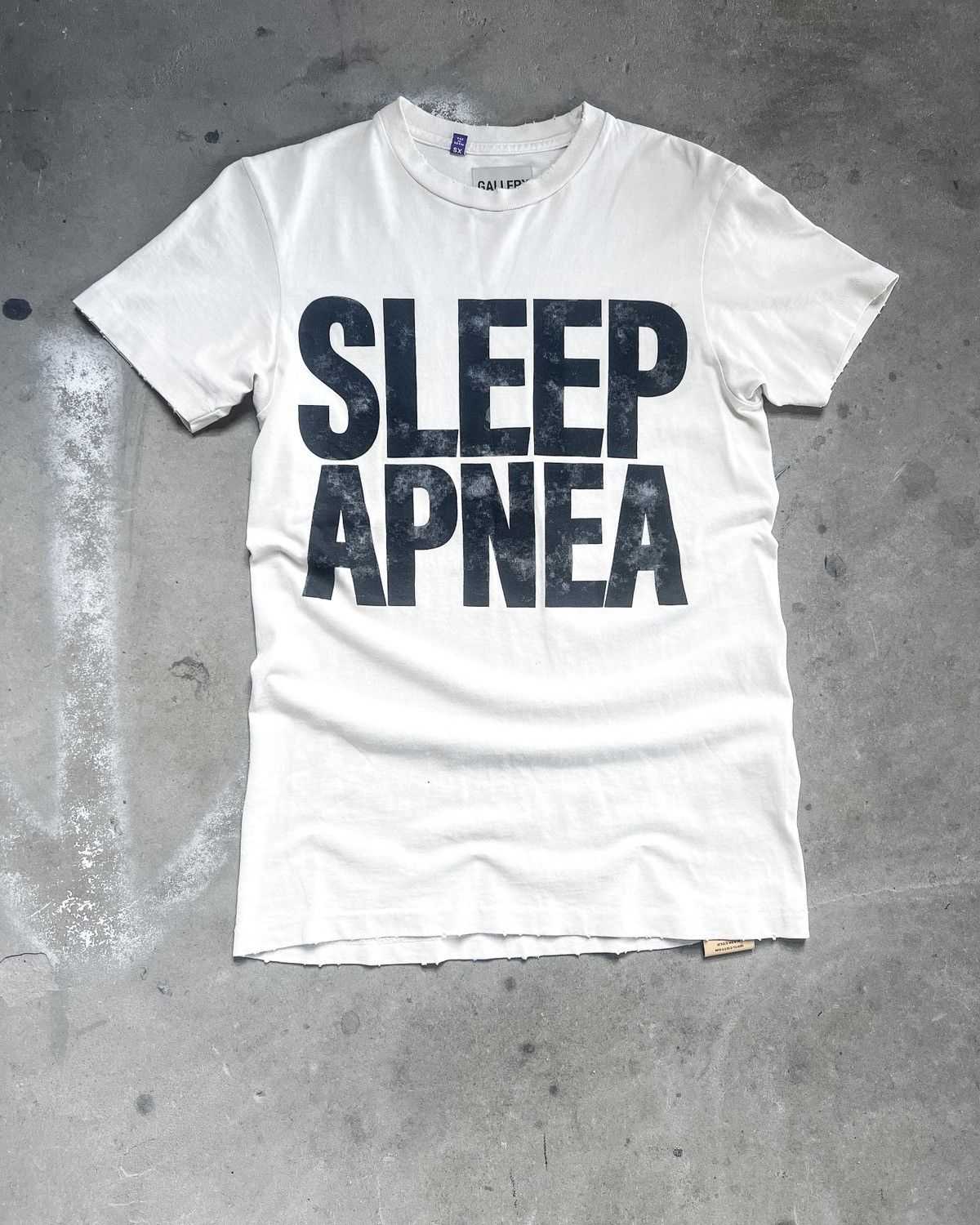 Gallery Dept. S/S23 DISTRESSED SLEEP APNEA T-SHIRT Size US XS / EU 42 / 0 - 2 Thumbnail