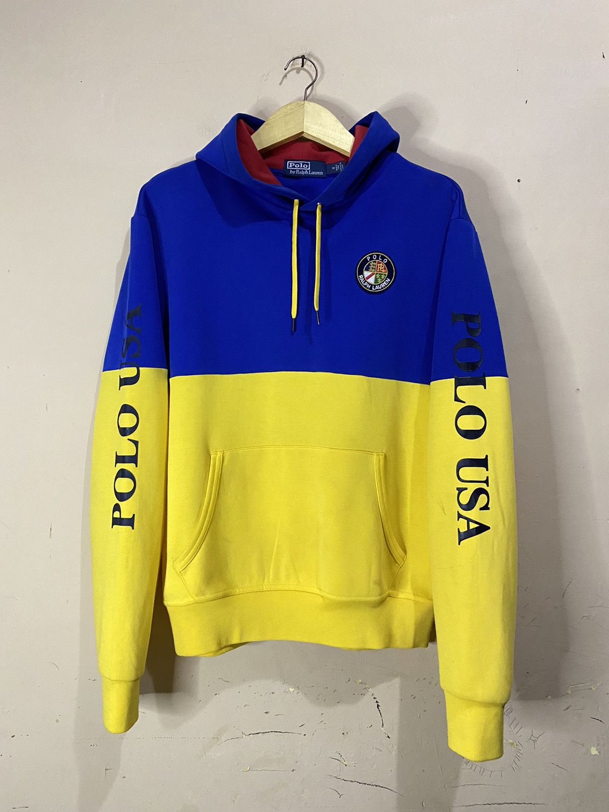 Lo Life × Polo Ralph Lauren × Ralph Lauren Polo USA by Ralph Lauren 2Tone Hoodie Size US M / EU 48-50 / 2 - 1 Thumbnail