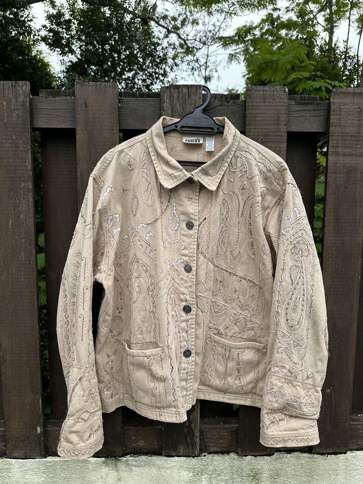 Chicos × Vintage 80s Chicos Design Full Embroidery Jacket Size US M / EU 48-50 / 2 - 1 Thumbnail