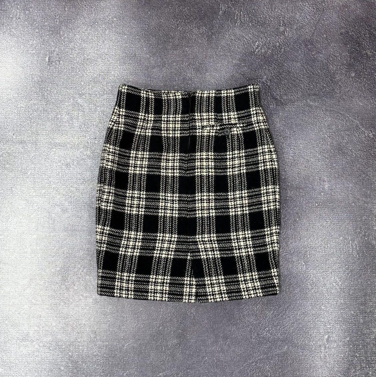 Harris Tweed Harris Tweed Women’s Plaid Check Gray Wool Blazer Skirt Set Size M / US 6-8 / IT 42-44 - 5 Thumbnail