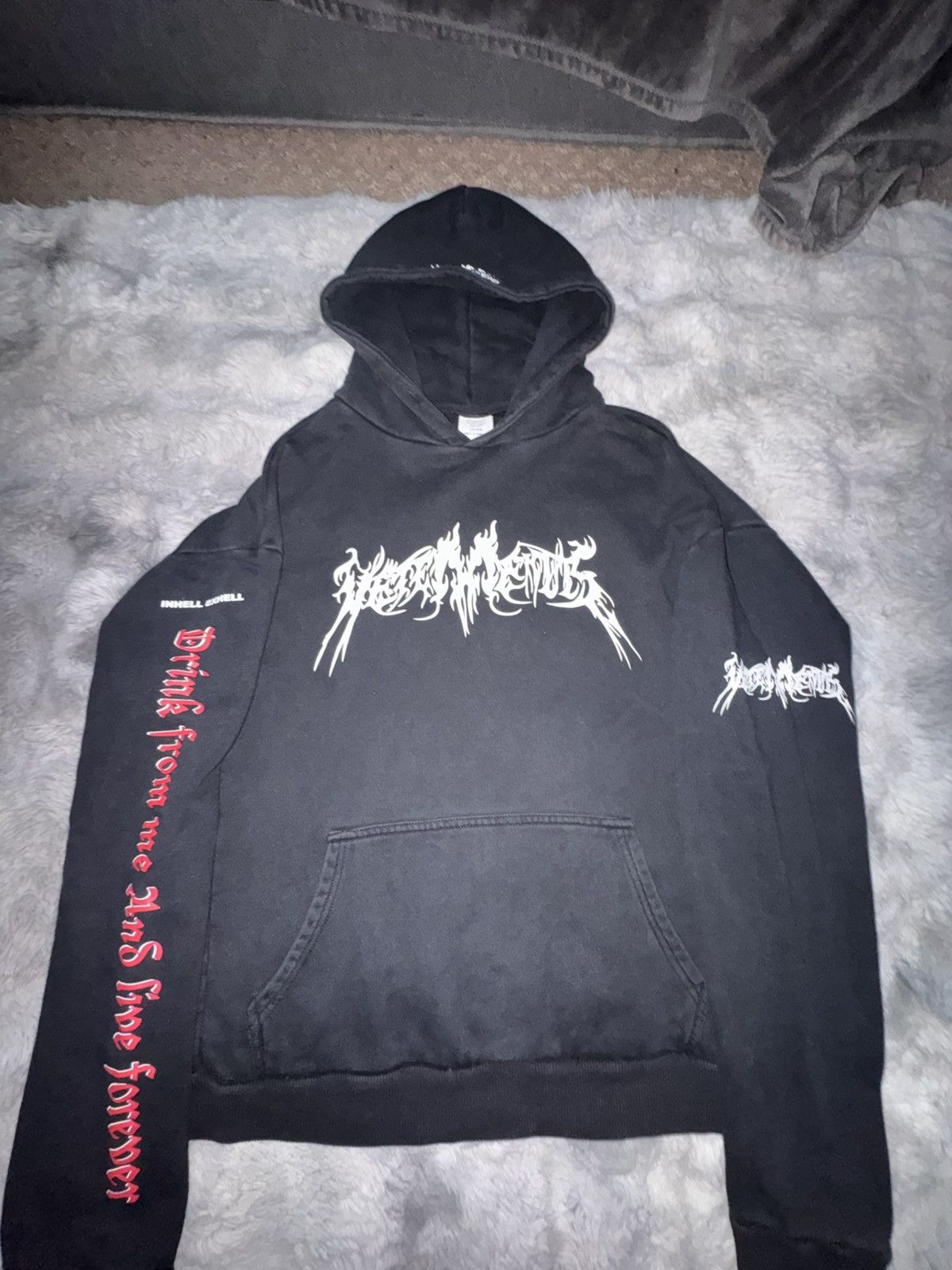 Vetements Total ****ing darkness hoodie Size S / US 4 / IT 40 - 3 Thumbnail