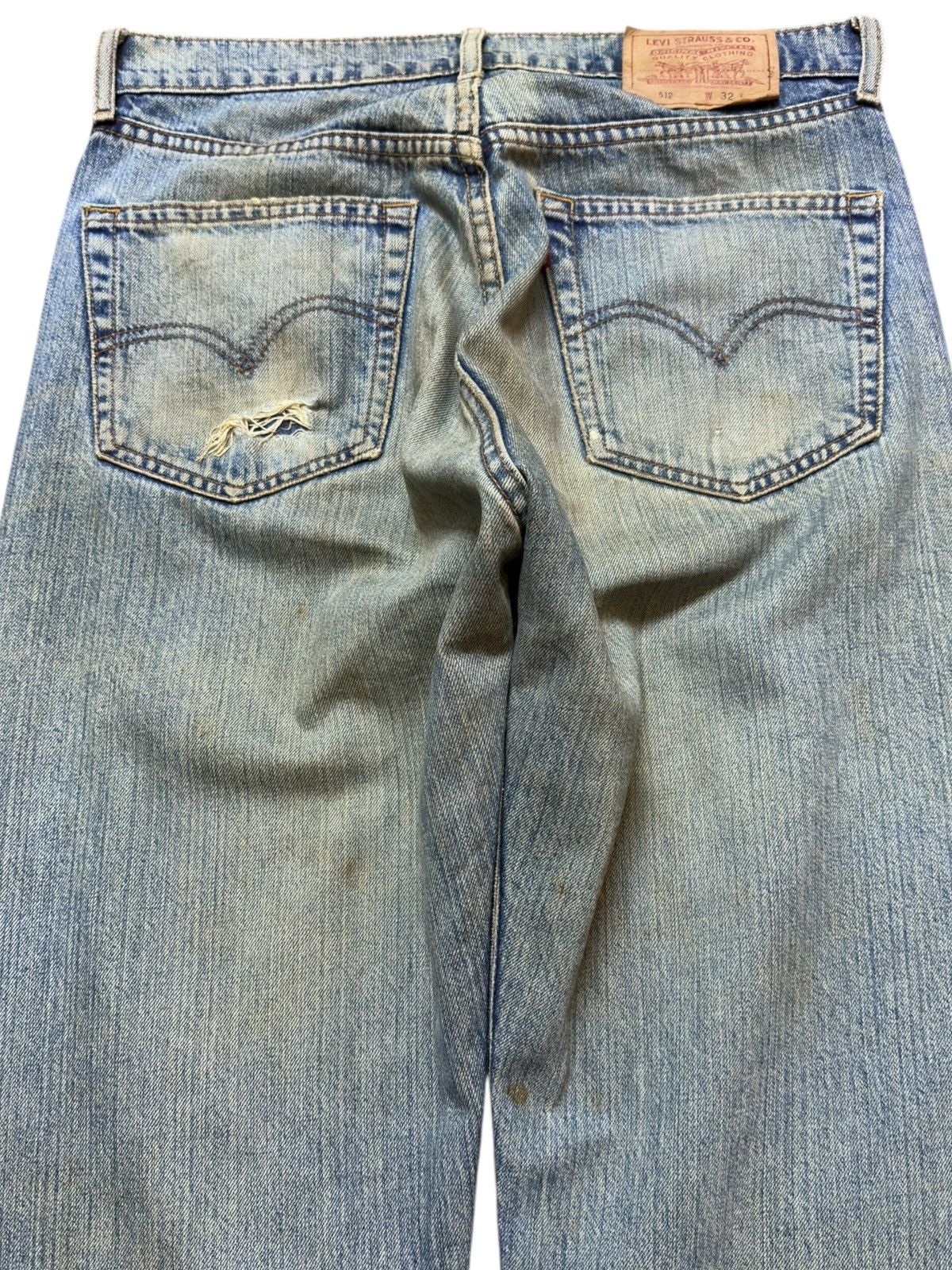 Levi's Vintage Clothing Vintage Levi’s 512 Mudwash Straight Denim Size US 31 - 6 Thumbnail