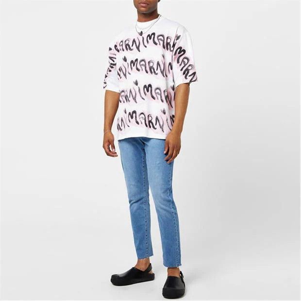 Marni o1g2r1mq0524 Logo T-Shirts in Multicolor Size US M / EU 48-50 / 2 - 4 Thumbnail