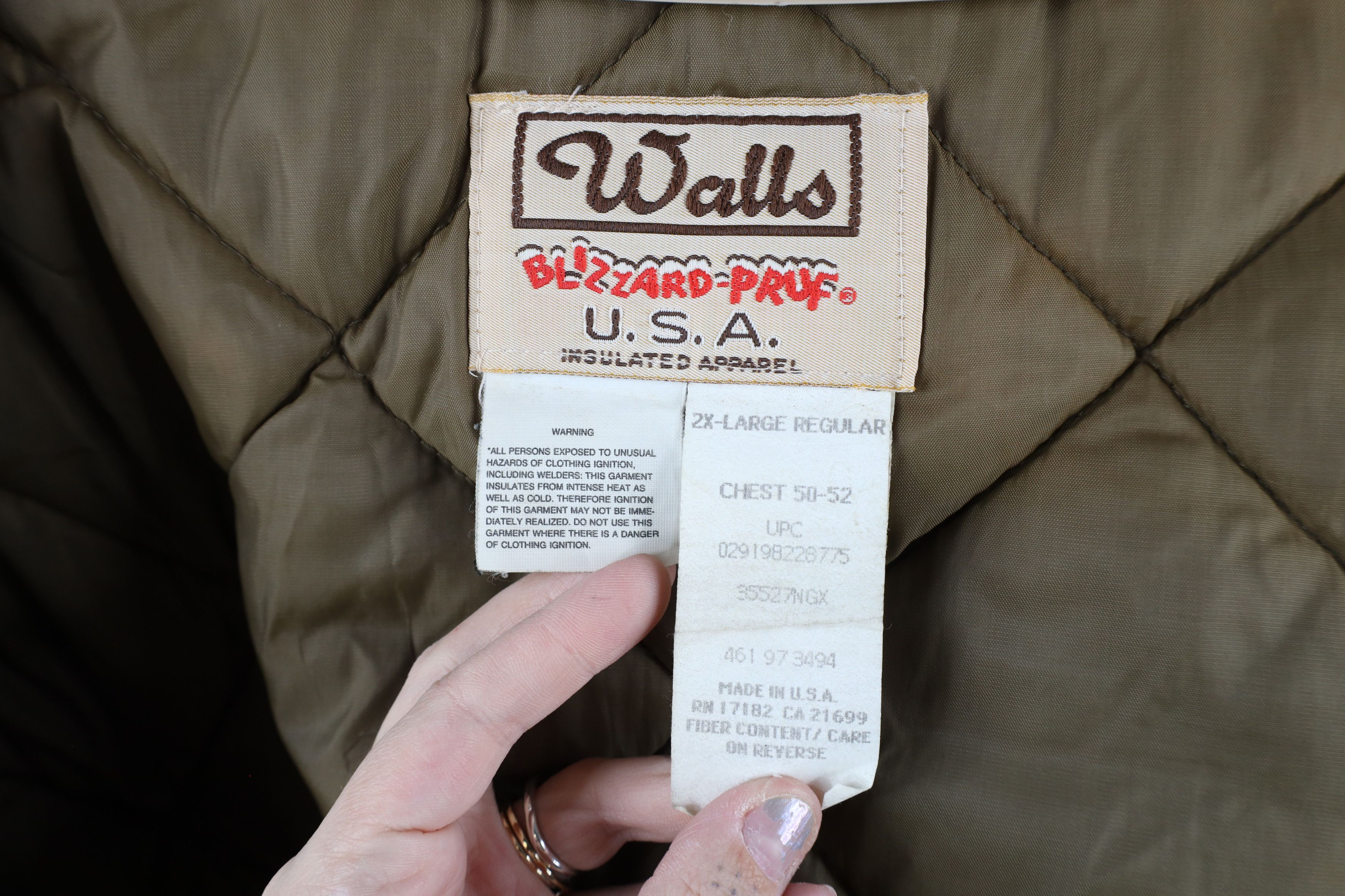 Vintage × Walls Vintage 90s Walls Blizzard Pruf Camouflage Hooded Jacket USA Size US XXL / EU 58 / 5 - 9 Thumbnail