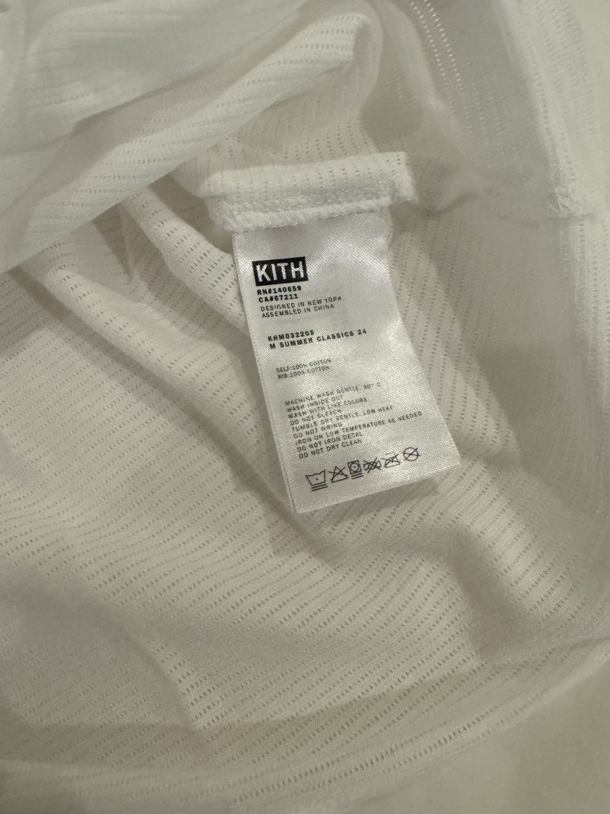 Kith Kith pointelle mesh T-shirt Size US S / EU 44-46 / 1 - 3 Thumbnail