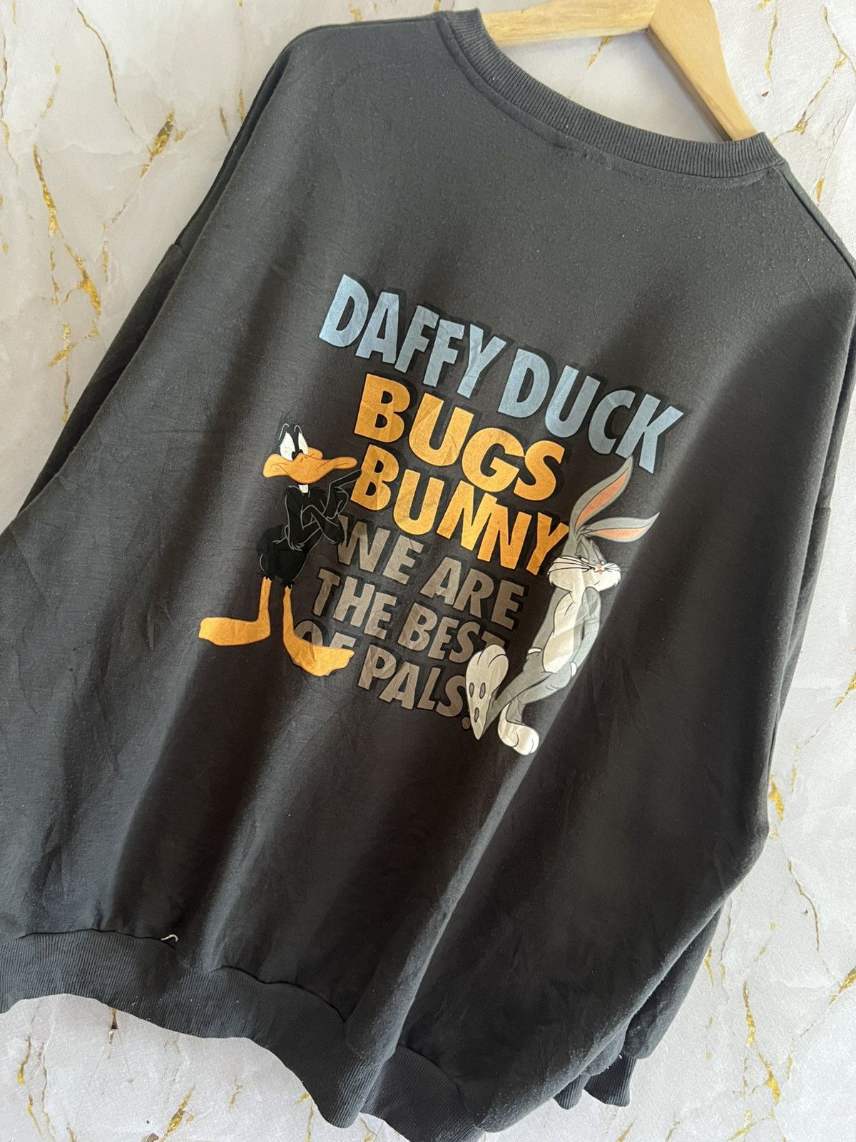 Vintage Vintage Bugs Bunny & Daffy Duck Sweatshirt Size US L / EU 52-54 / 3 - 6 Thumbnail