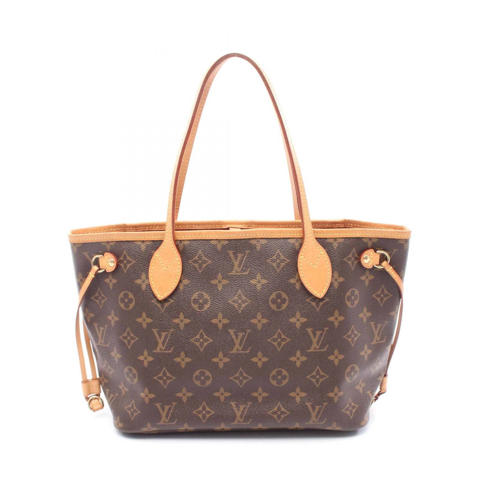 Louis Vuitton Louis Vuitton Neverfull Pm Monogram Coated Canvas Tote Bag Canvas Tote Bag M41245 in Brown, Women's