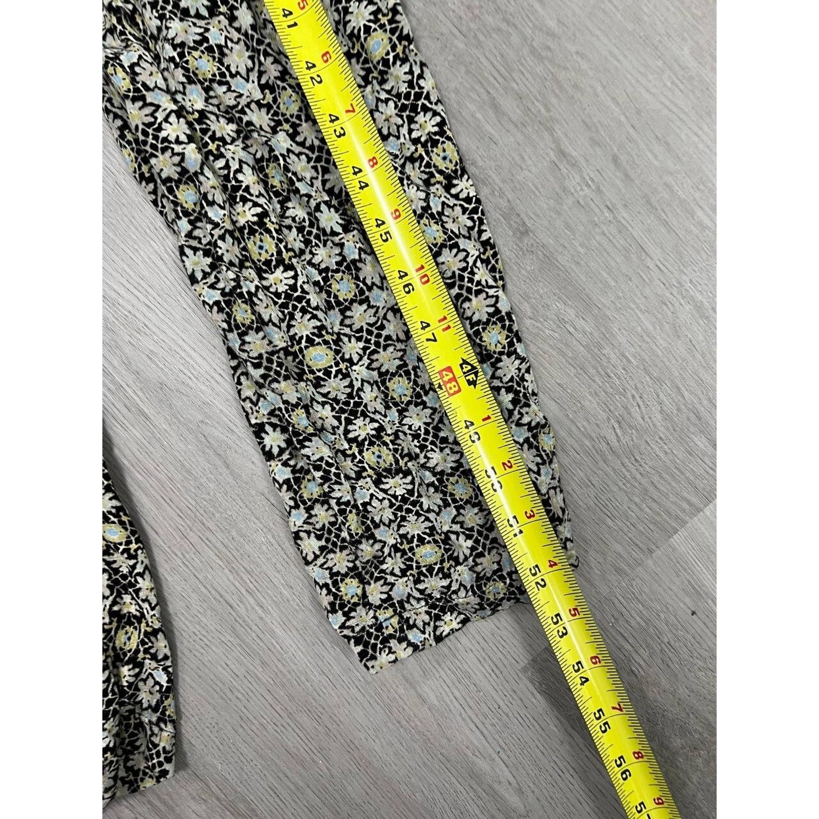 Free People Free People Jumpsuit Floral Strappy Criss Cros Pet S A002098 Size 23" - 12 Thumbnail