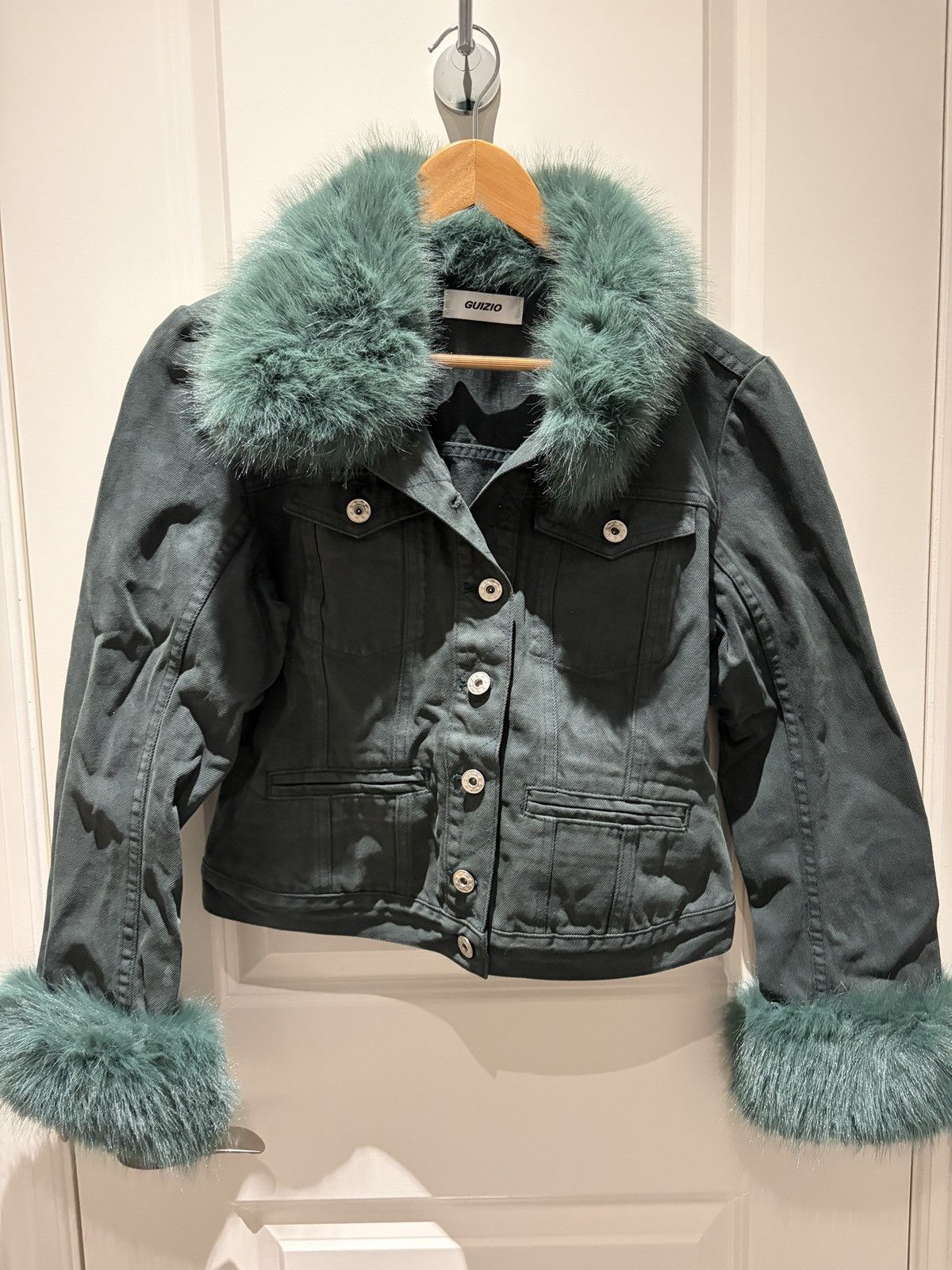 Guizio Ares Faux Fur Jacket - Guizio Size S / US 4 / IT 40 - 2 Thumbnail