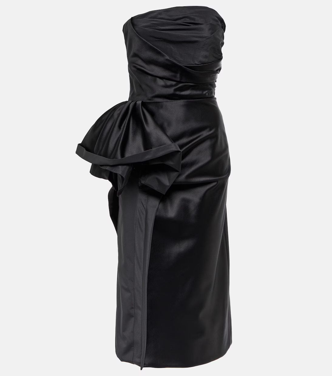 Maison Margiela o1y0625 Midi Dress in Black Size M / US 6-8 / IT 42-44 - 1 Thumbnail