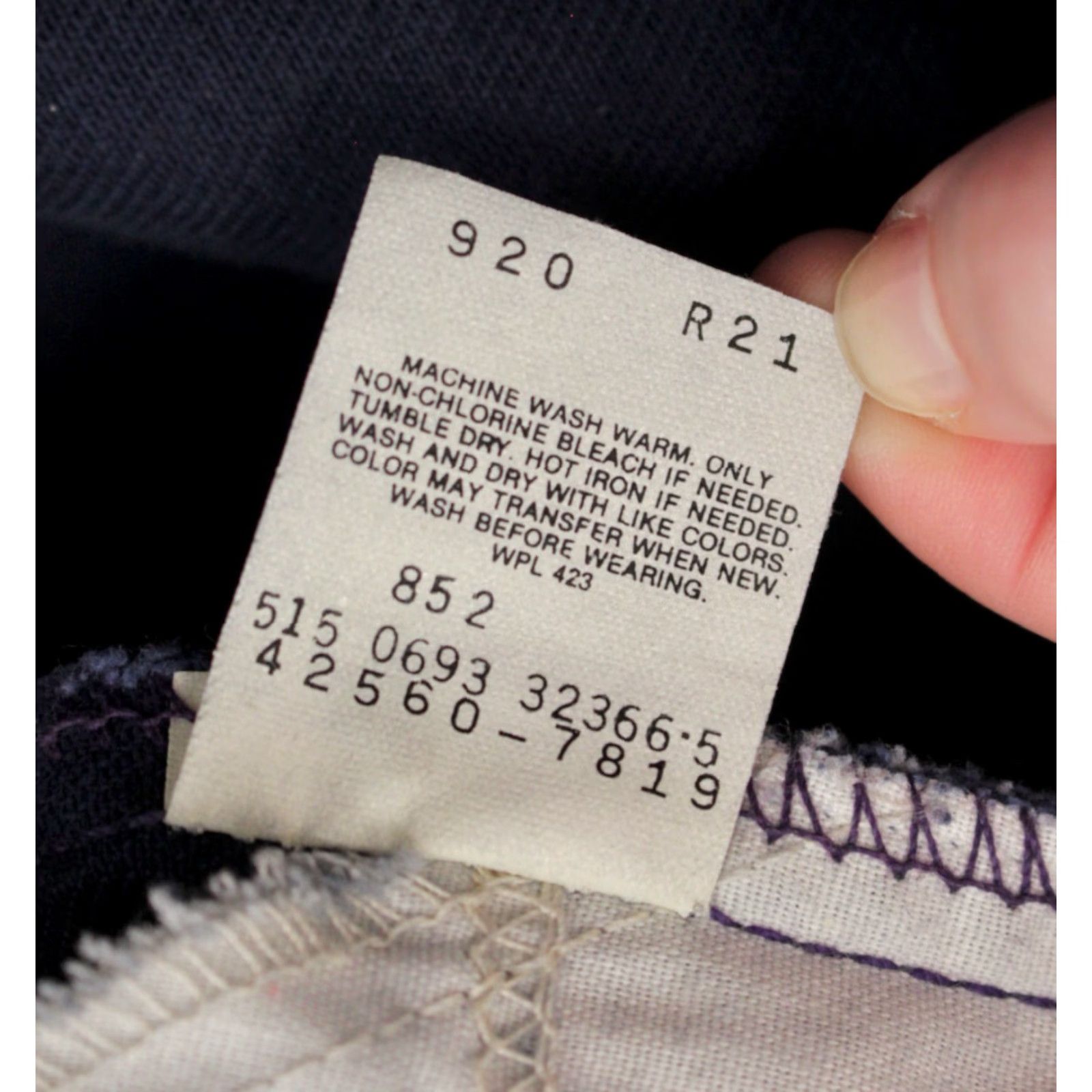 Levi's Levi's 560 Jeans Shirt Levi's 560 Jeans Mens 29x32 Blue 1990s VTG Original Peg/Tapered Cotton 90s Boys Girls Mens Womens Size US 29 - 6 Thumbnail