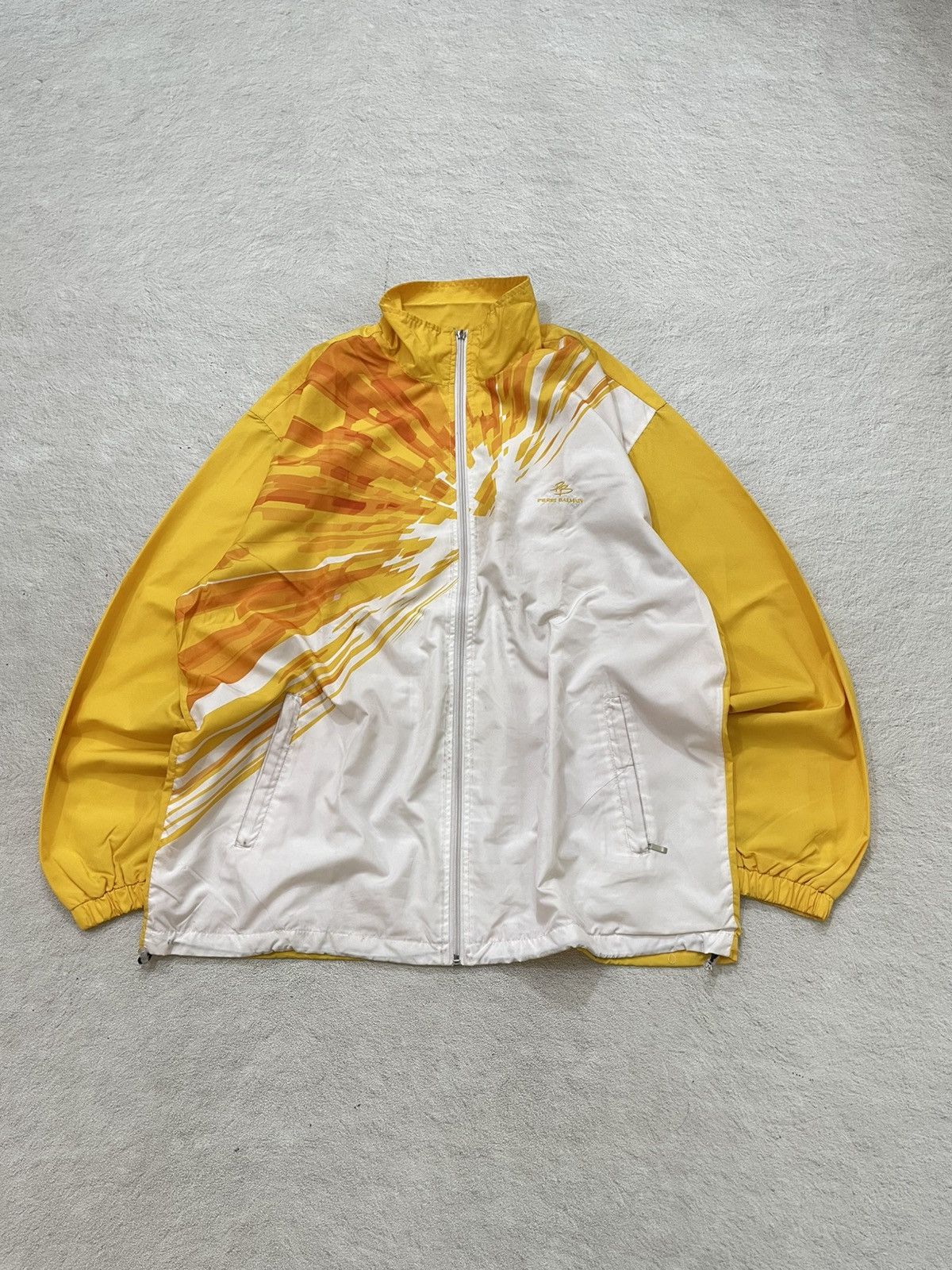 Balmain 2000s Balmain Windbraker Jacket Color Block Balenciaga Y2K Size US XXL / EU 58 / 5 - 1 Thumbnail