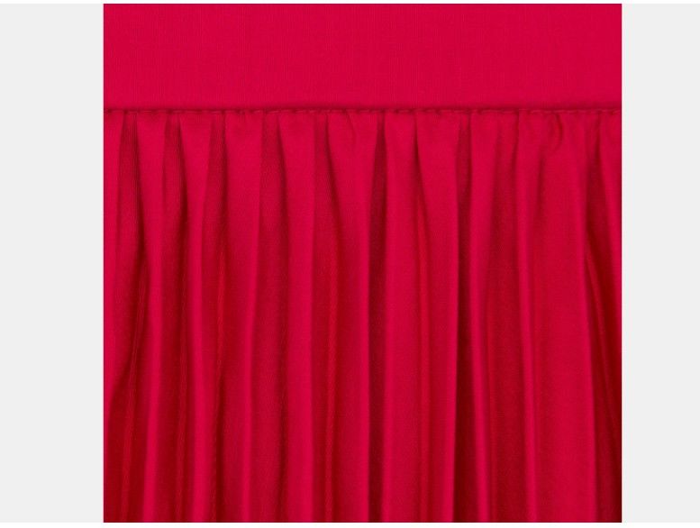 Dior o1w1db10425 411J20A Pleated Maxi Skirt in Amaryllis Red Size 26" / US 2 / IT 38 - 3 Thumbnail