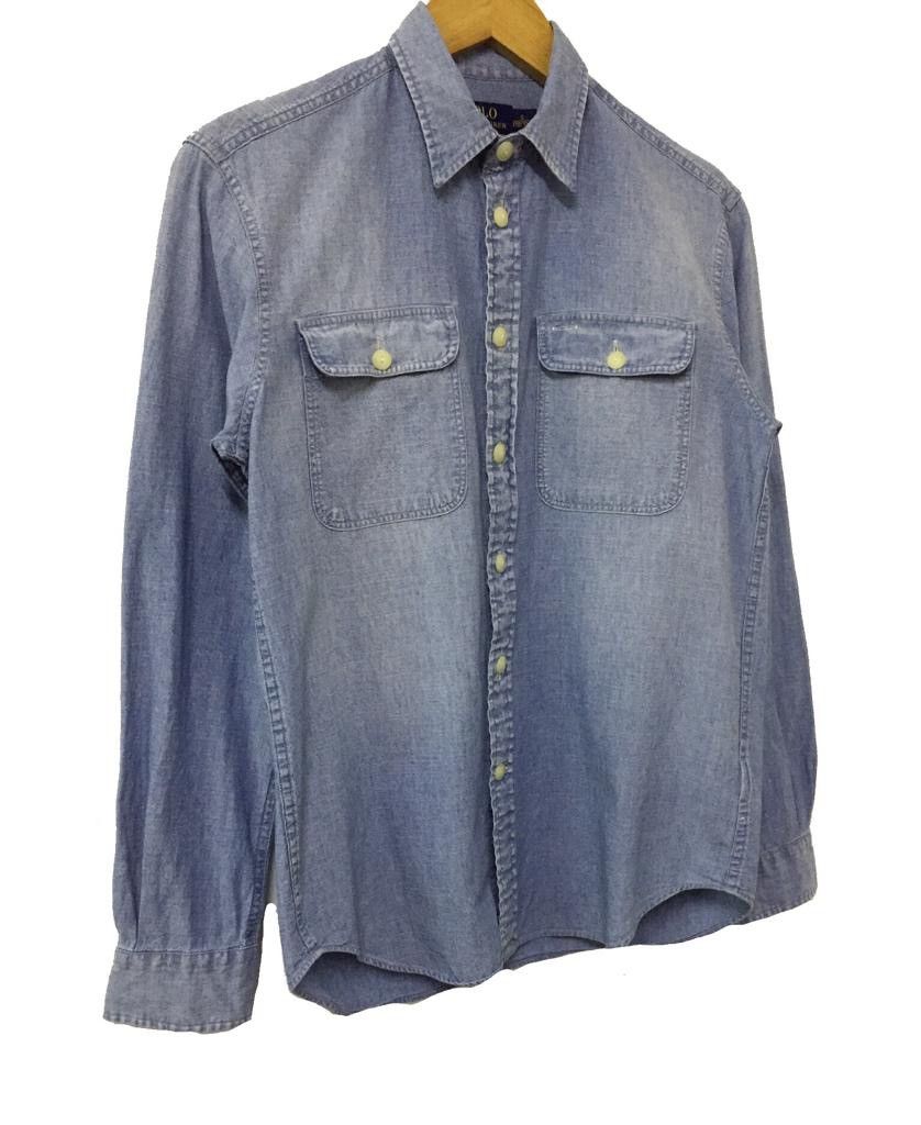 Ralph Lauren POLO RALPH LAUREN DOUBLE POCKET REGATTA CHAMBRAY JEANS SHIRT Size US S / EU 44-46 / 1 - 2 Thumbnail