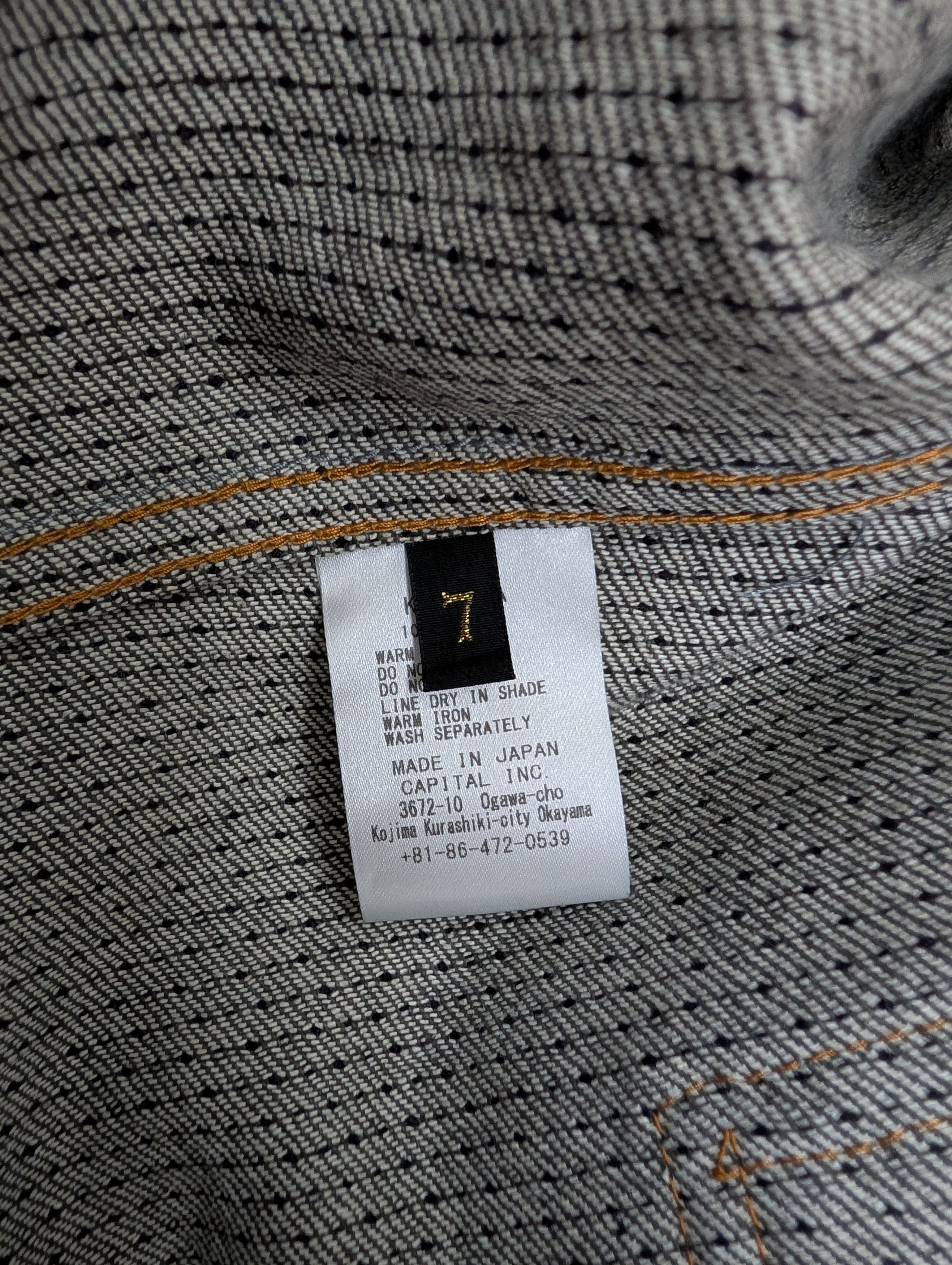 Kapital Kapital Century Indigo No.7 S Jacket Size US XXL / EU 58 / 5 - 7 Thumbnail