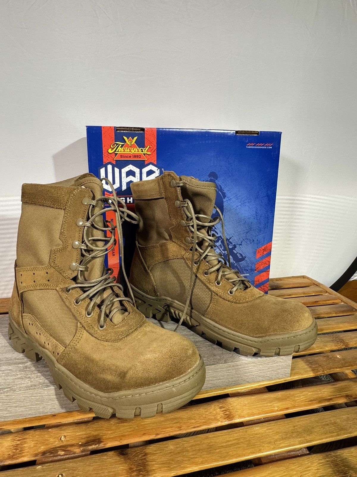 Thorogood Men's War Fighter Combat Boots Size 13M 813-8800