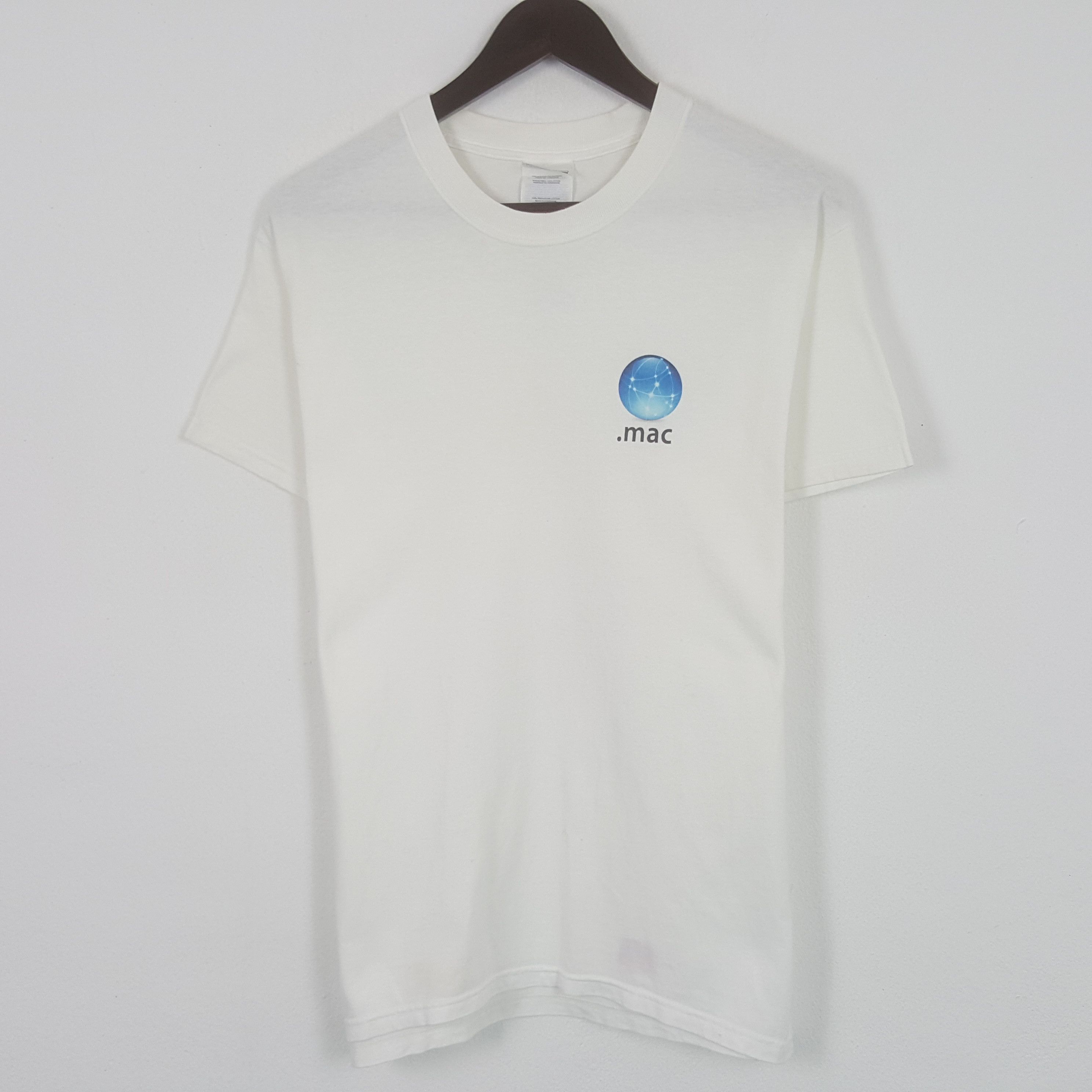 image of Apple Mac Tshirt in White, Men's (Size Medium)