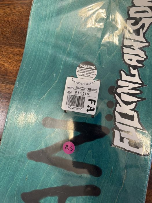 Fucking Awesome FA Skateboards Aiden Class deck 8.5 New | Grailed