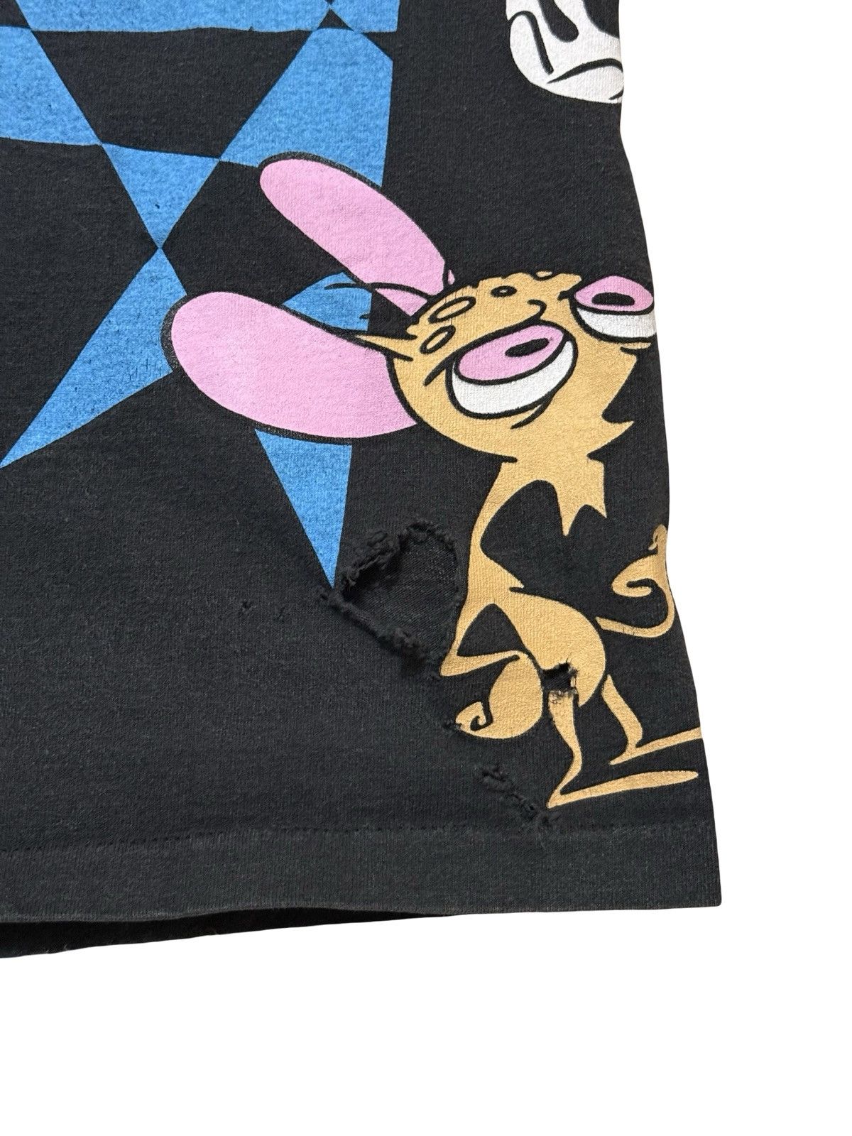 Vintage Vintage 1992 Ren and Stimpy Nickelodeon Size US L / EU 52-54 / 3 - 5 Thumbnail