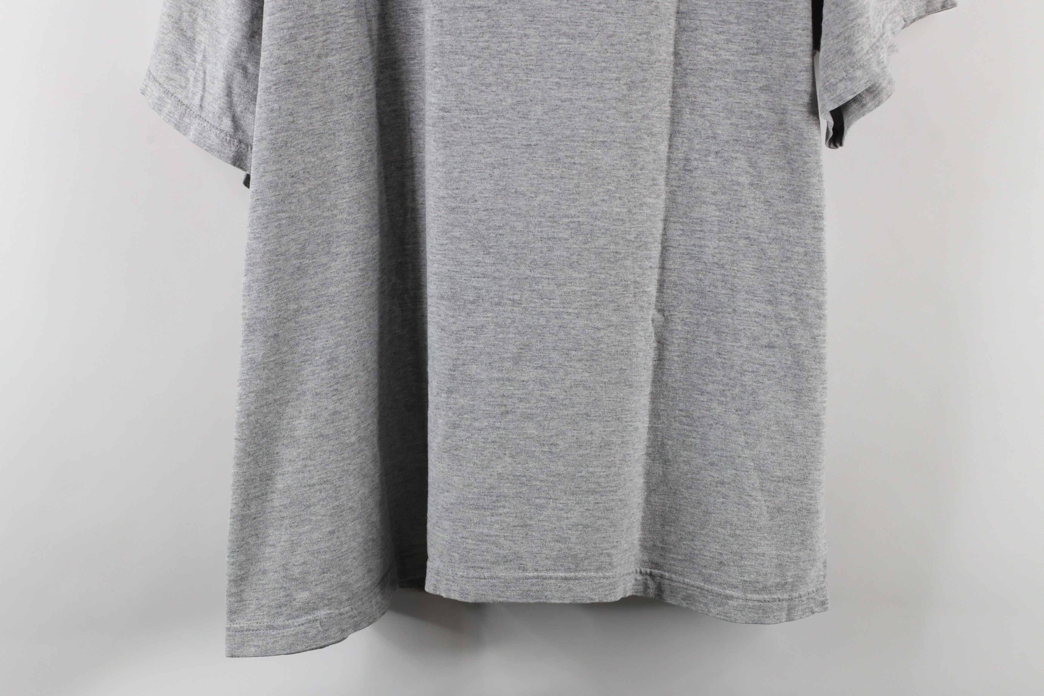 Vintage Vintage 90s Streetwear Blank Short Sleeve T-Shirt Gray Size US L / EU 52-54 / 3 - 10 Thumbnail